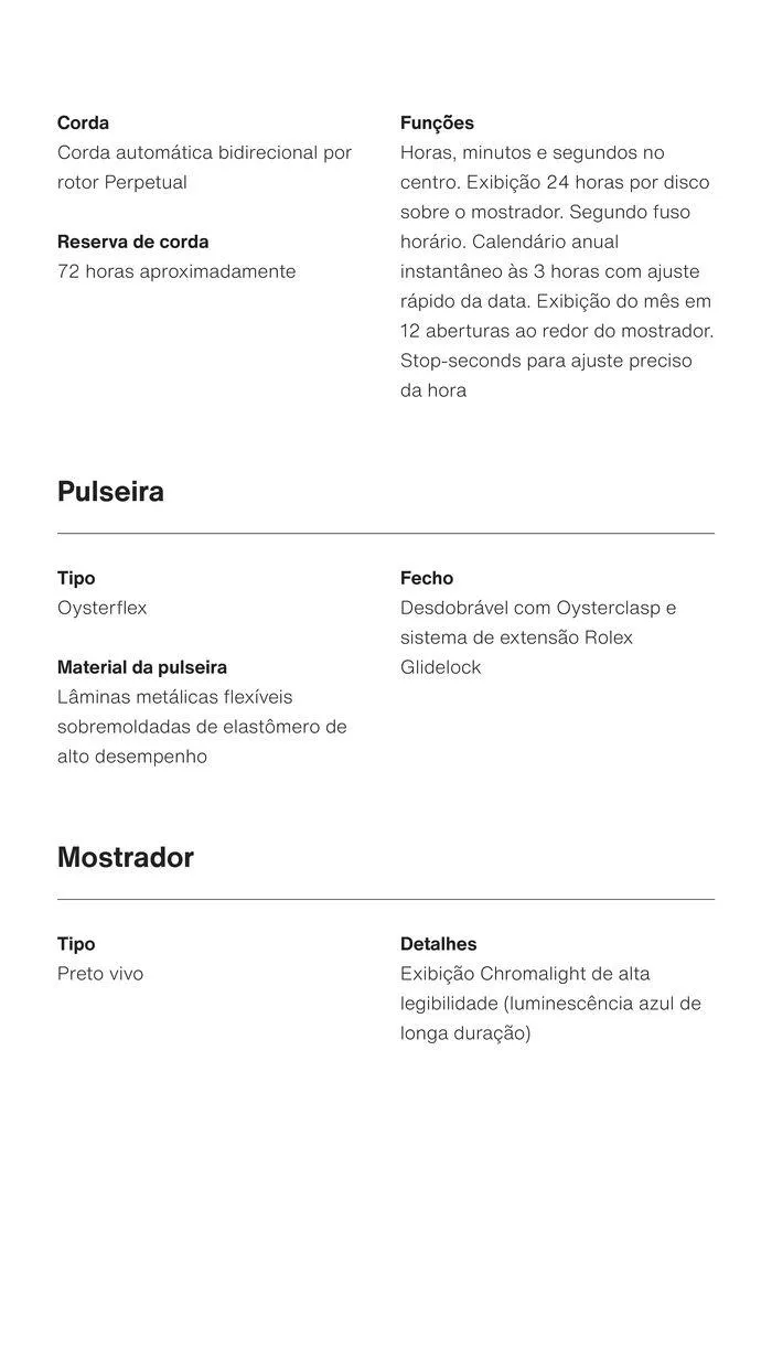 Folheto FOLHETO Rolex de 4 de janeiro até 4 de janeiro 2025 - Pagina 12