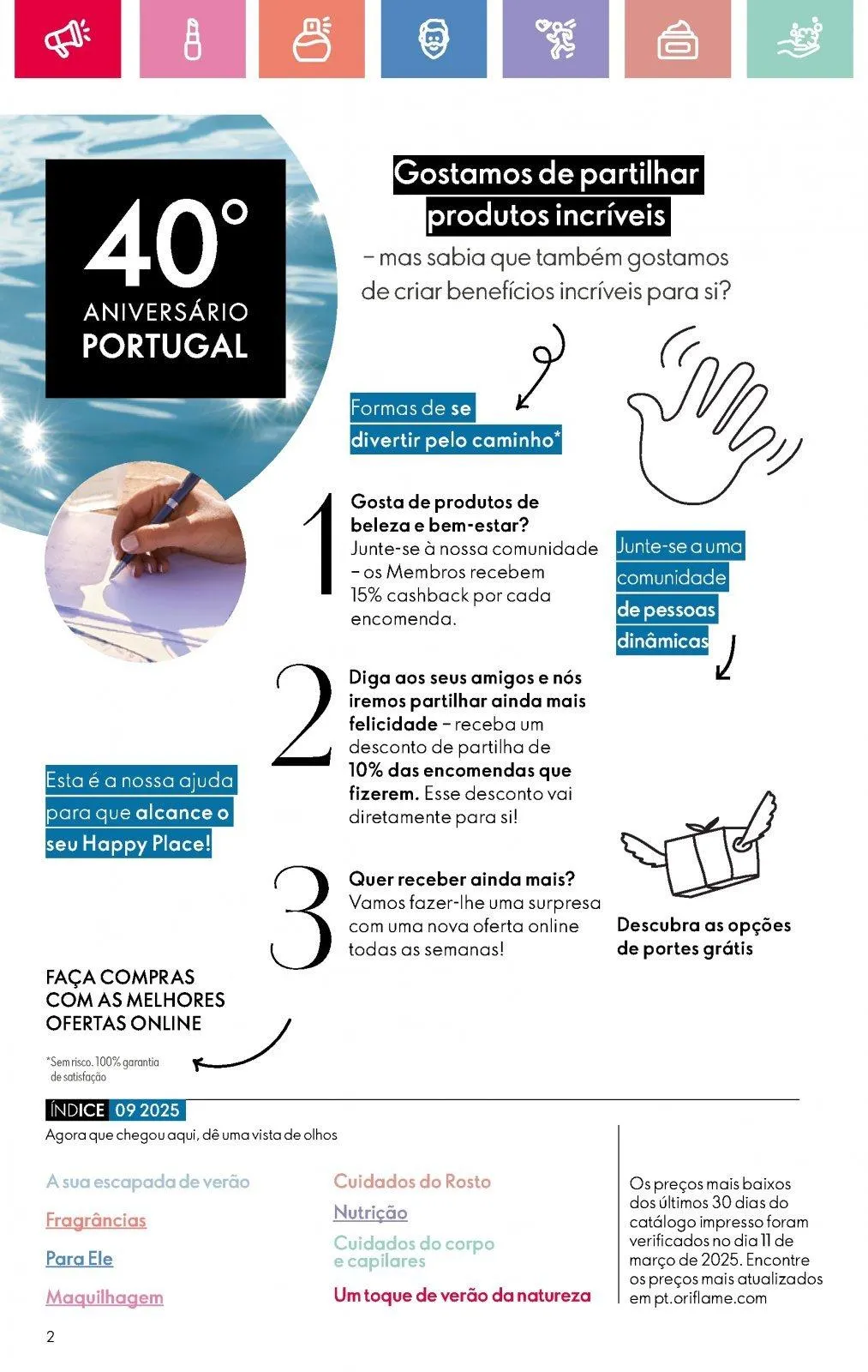 Folheto Folheto de Oriflame até 05.07.2025 de 18 de junho até 5 de julho 2025 - Pagina 2
