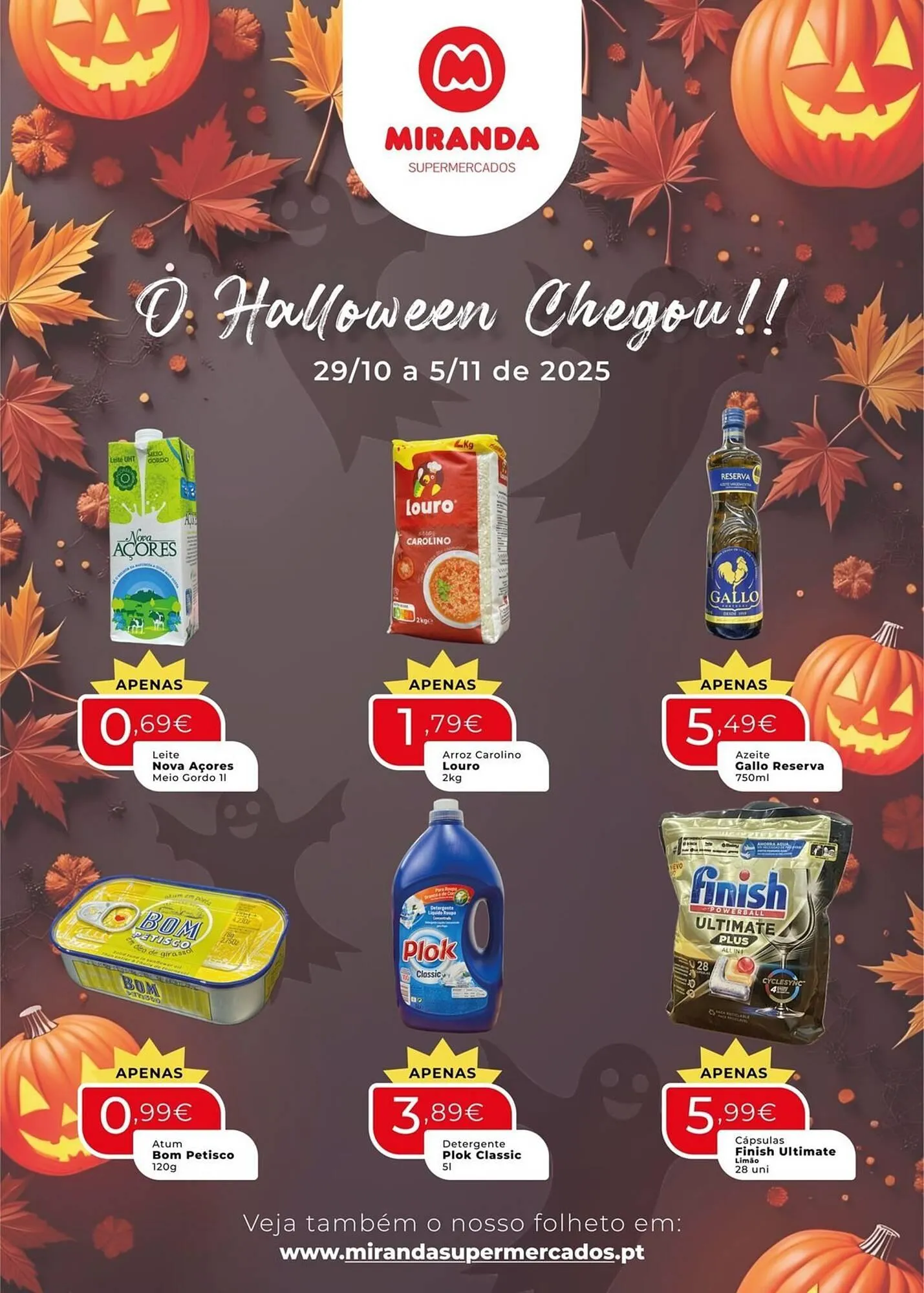 Folheto Folheto Miranda Supermercados de 29 de outubro até 5 de novembro 2025 - Pagina 1