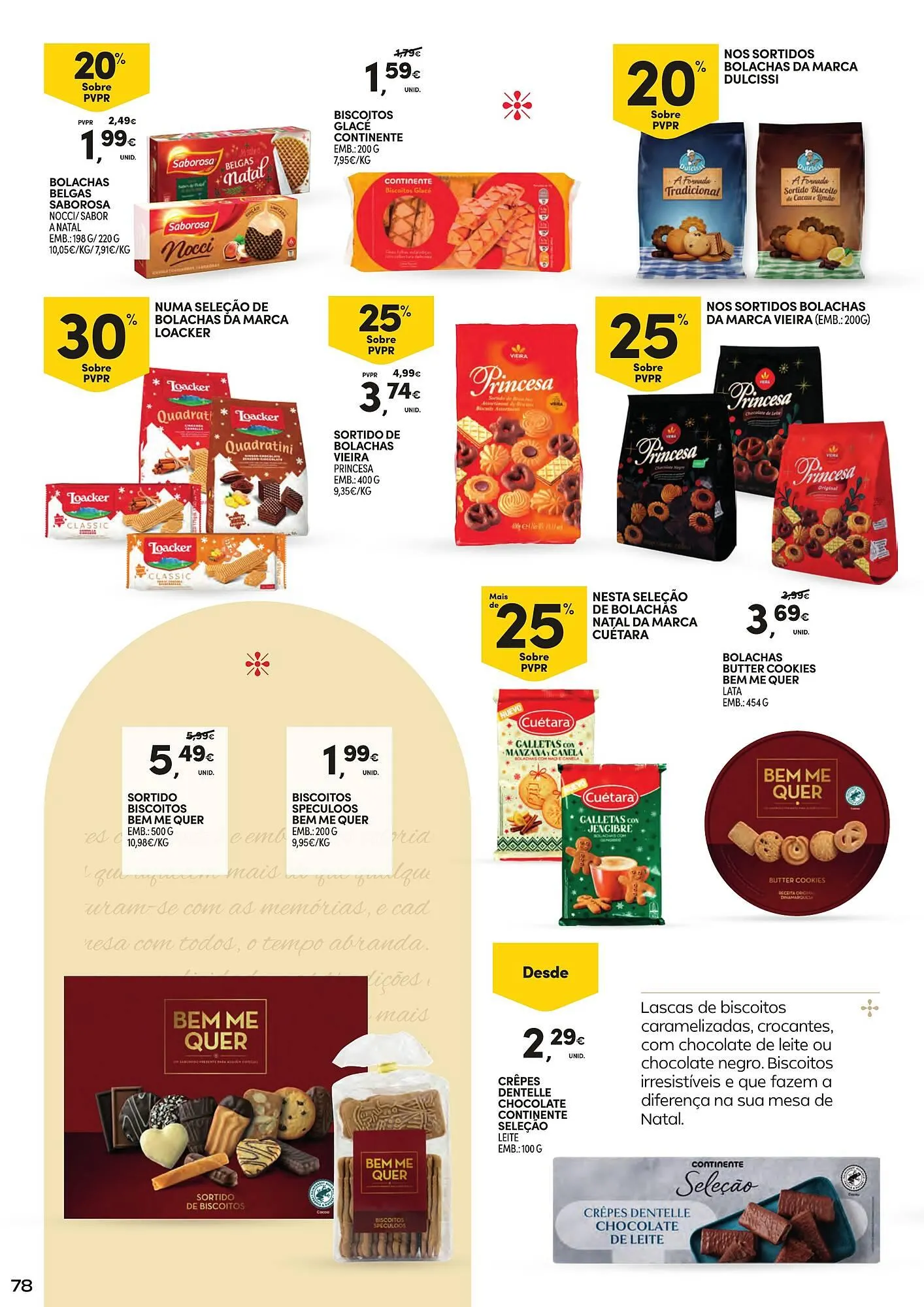 Folheto Folheto Continente de 18 de novembro até 24 de dezembro 2025 - Pagina 78