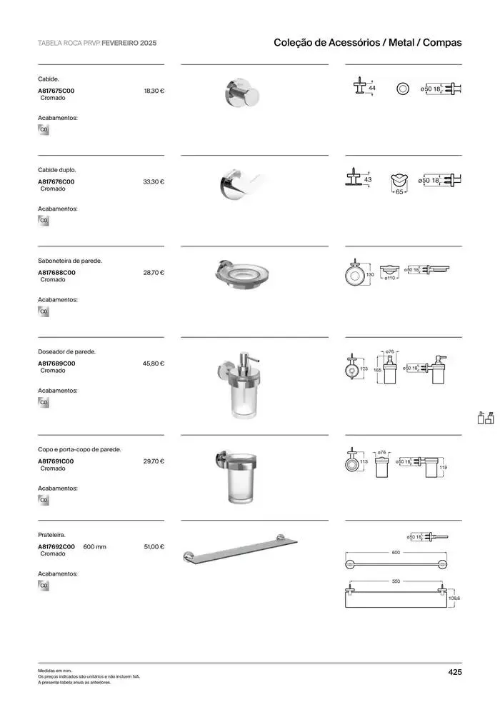 Folheto Soluções de Banho  de 6 de janeiro até 31 de dezembro 2025 - Pagina 427