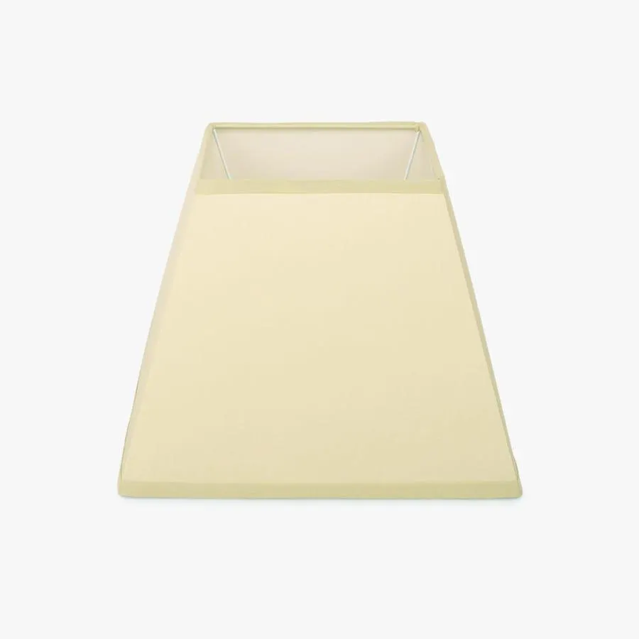 Abatjour quadrado seda bege