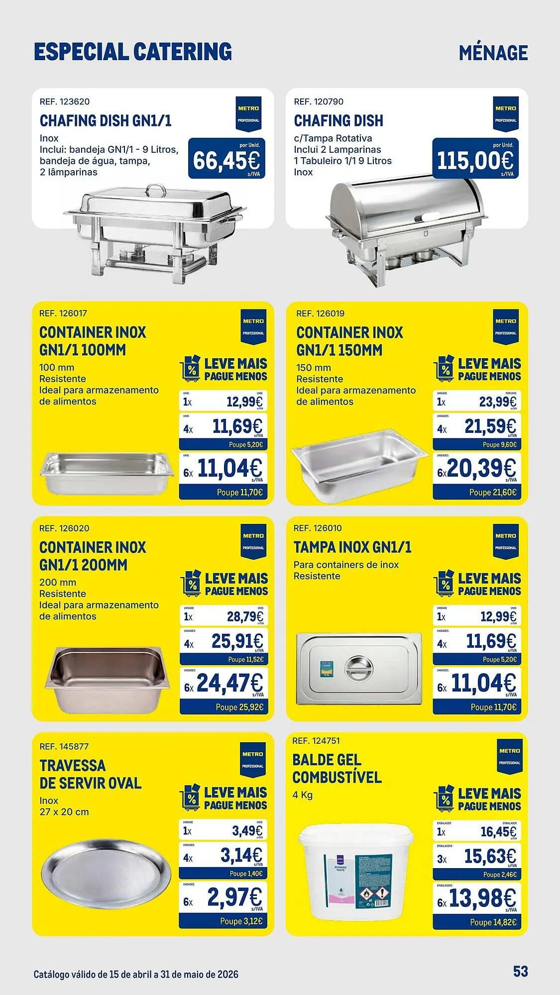 Folheto Catálogo Makro de 16 de abril até 31 de maio 2026 - Pagina 53