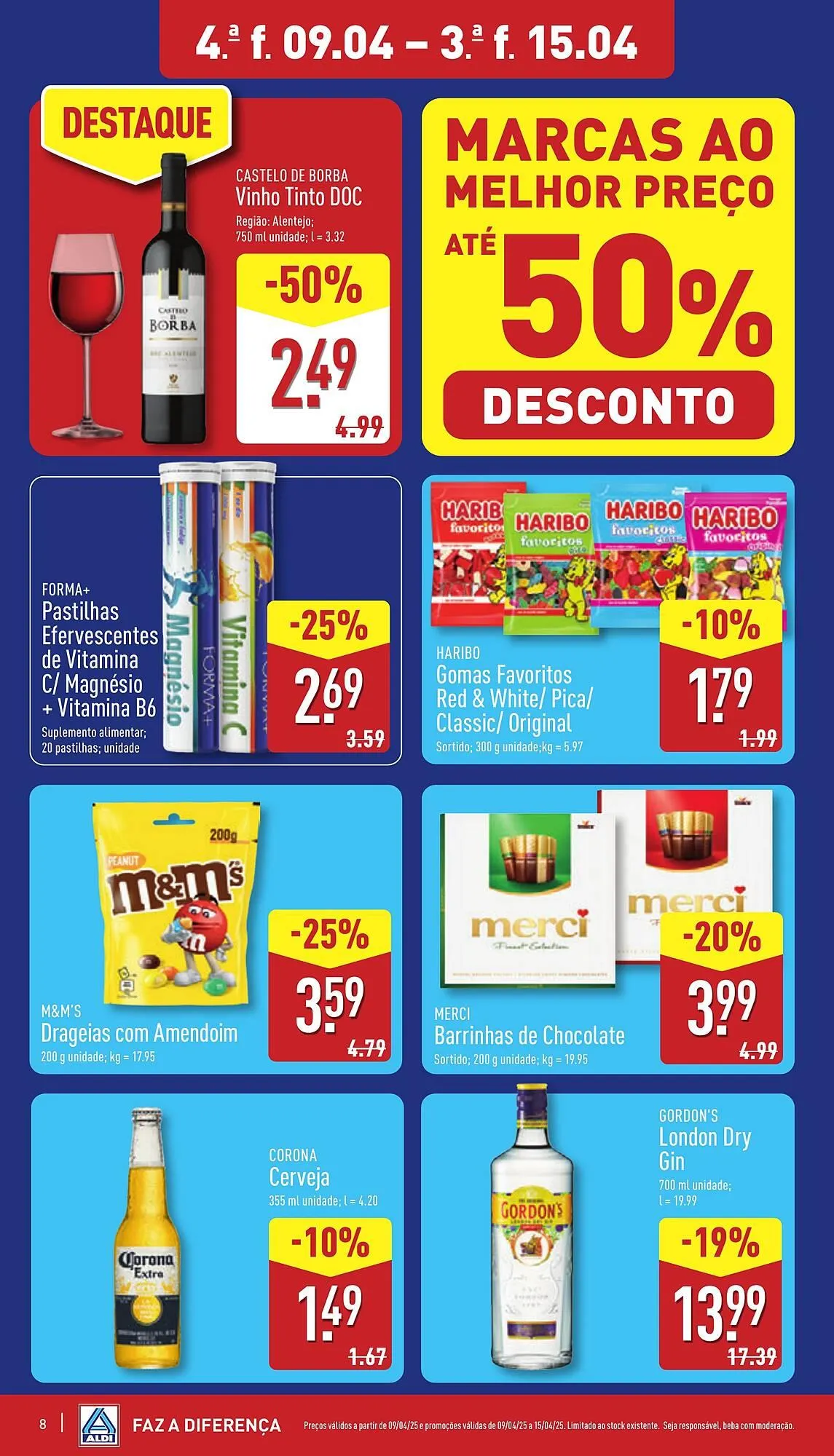 Folheto Folheto ALDI de 9 de abril até 15 de abril 2025 - Pagina 8