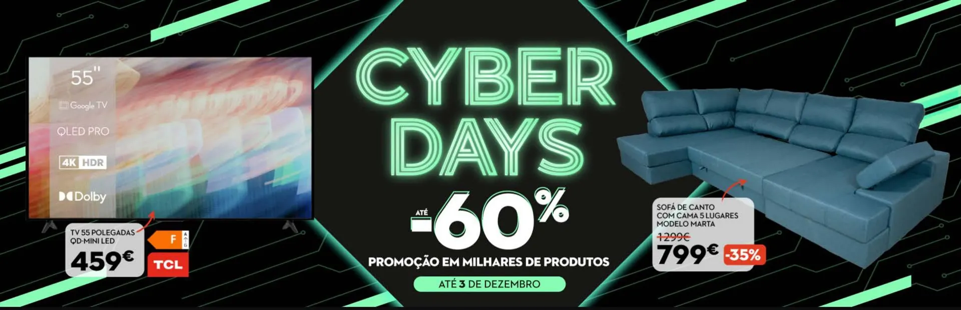 Folheto Folheto Conforama de 1 de dezembro até 3 de dezembro 2025 - Pagina 1