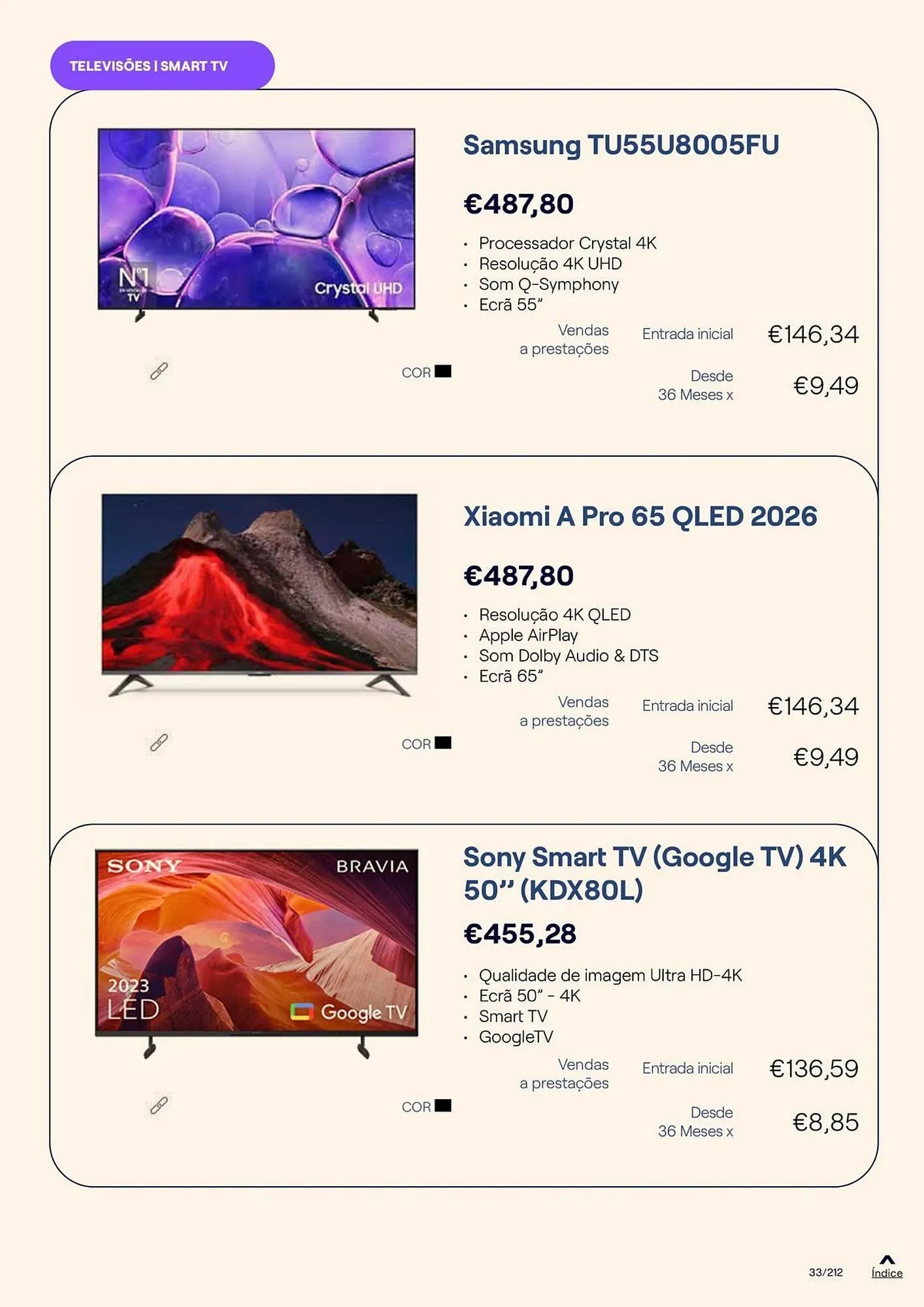 Folheto Catálogo MEO de 20 de outubro até 31 de dezembro 2025 - Pagina 33