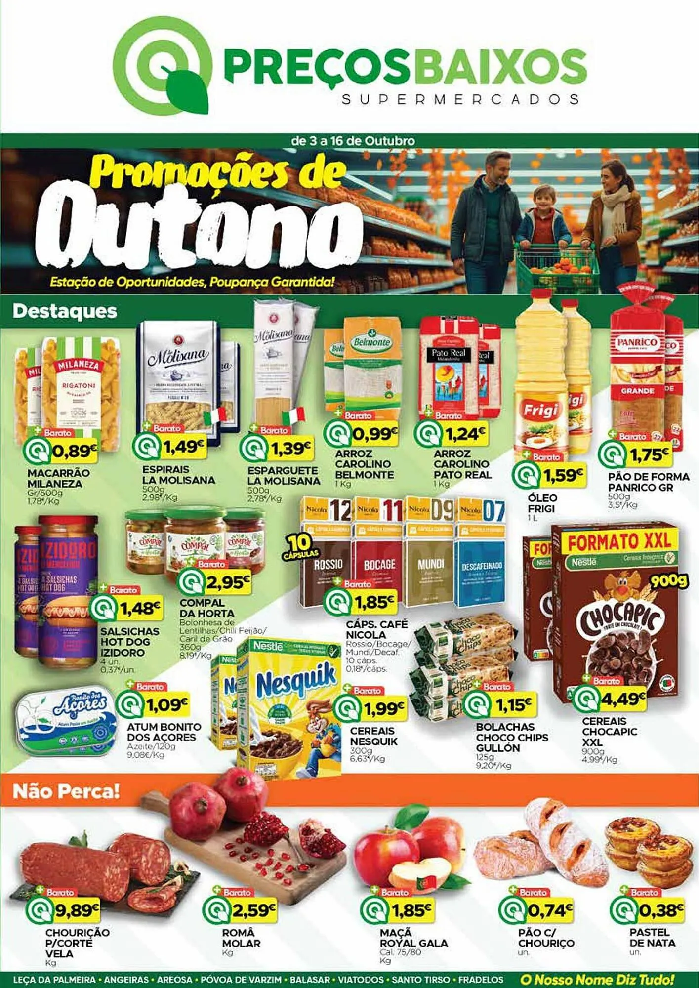 Folheto Folheto Supermercados Preços Baixos de 3 de outubro até 16 de outubro 2025 - Pagina 1