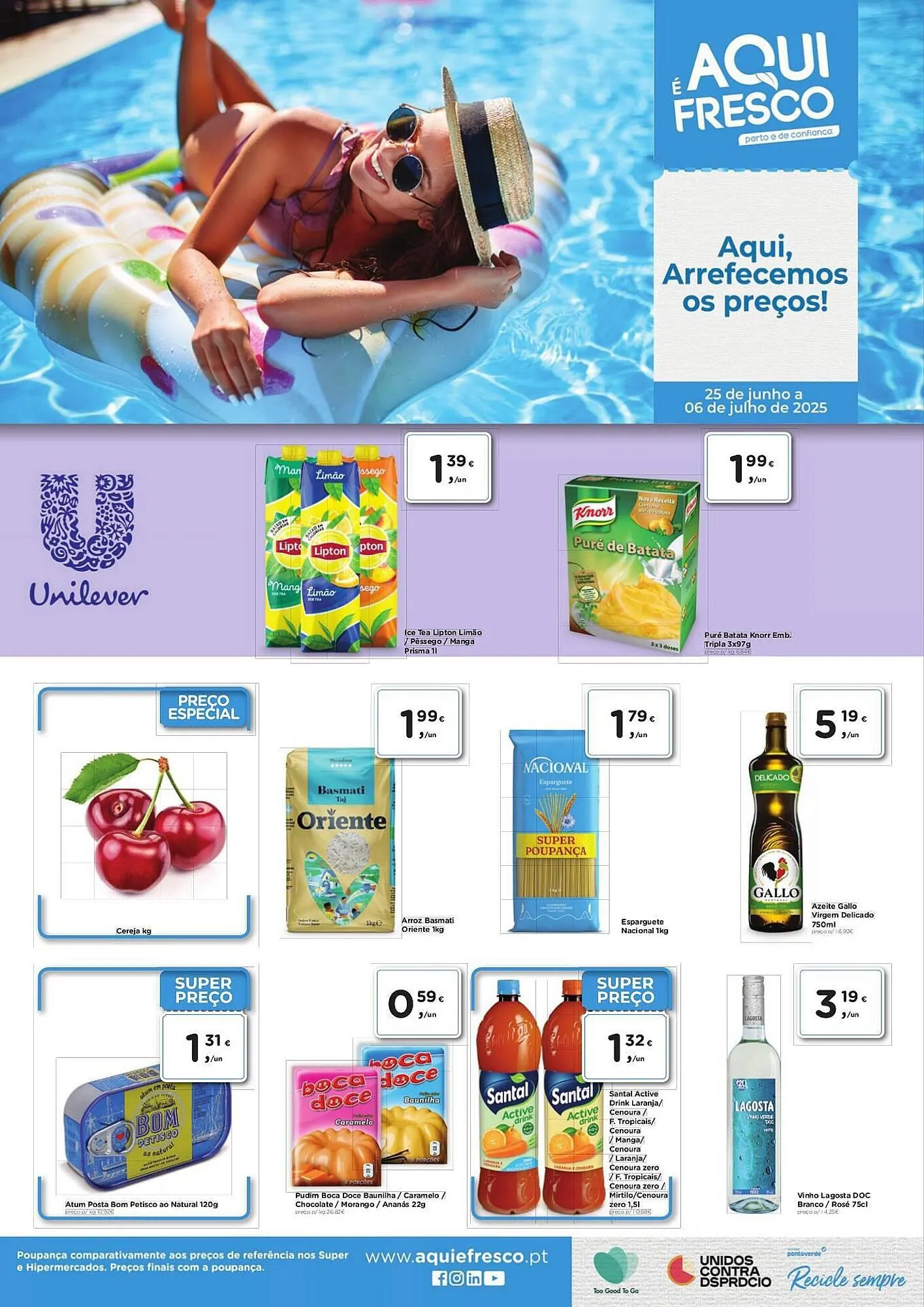 Folheto Aqui é fresco - 1