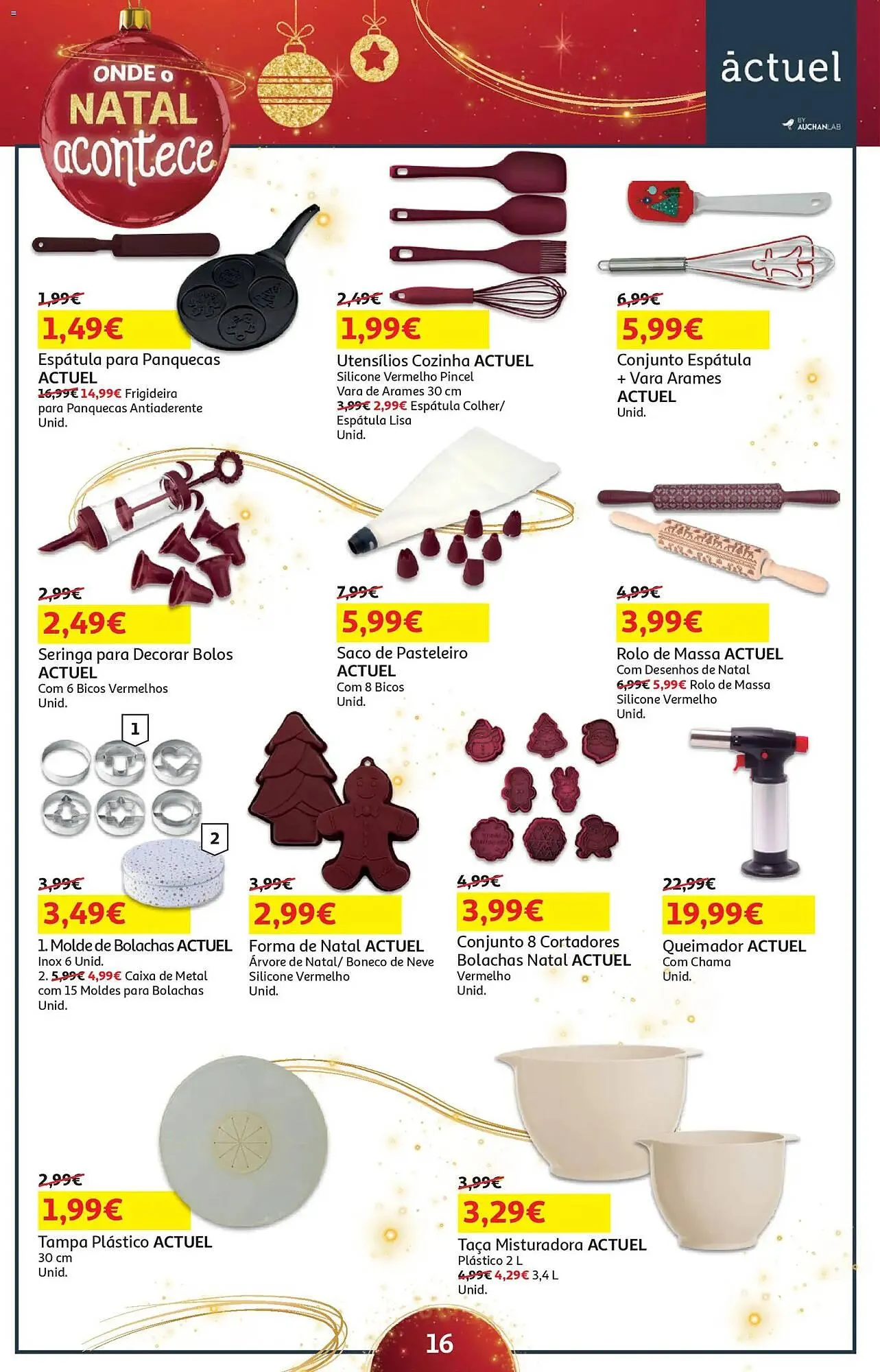 Folheto Folheto Auchan de 18 de novembro até 5 de dezembro 2025 - Pagina 16