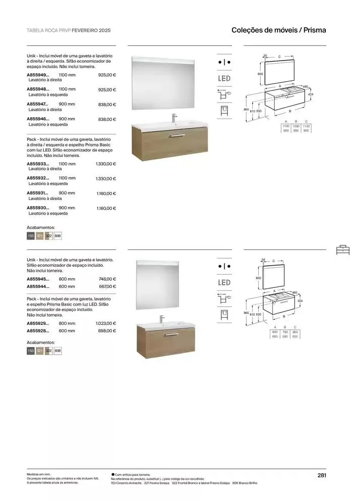 Folheto Soluções de Banho  de 6 de janeiro até 31 de dezembro 2025 - Pagina 283
