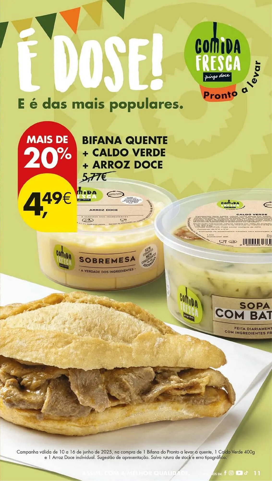 Folheto Folheto Pingo Doce de 10 de junho até 16 de junho 2025 - Pagina 13