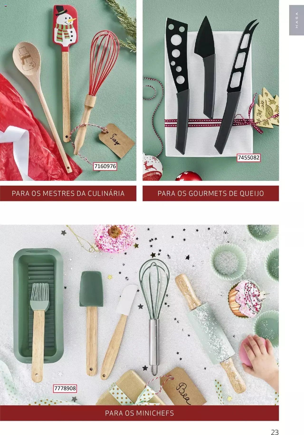Folheto Continente Kasa Catálogo Kasa Dicas Decoração Natal de 21 de novembro até 24 de dezembro 2023 - Pagina 23