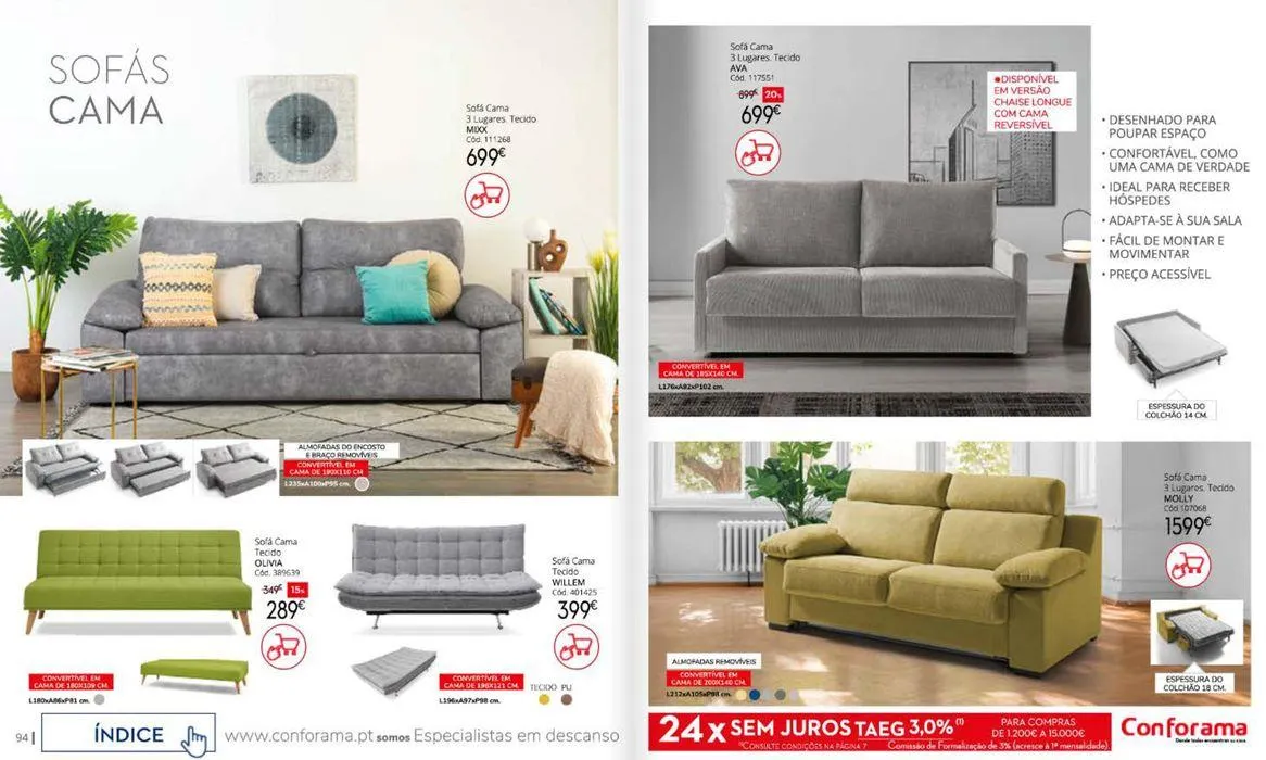 Folheto Folheto Conforama de 1 de agosto até 29 de outubro 2024 - Pagina 48