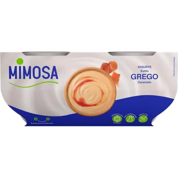 Iogurte Grego sabor Caramelo Pack 4 unidades