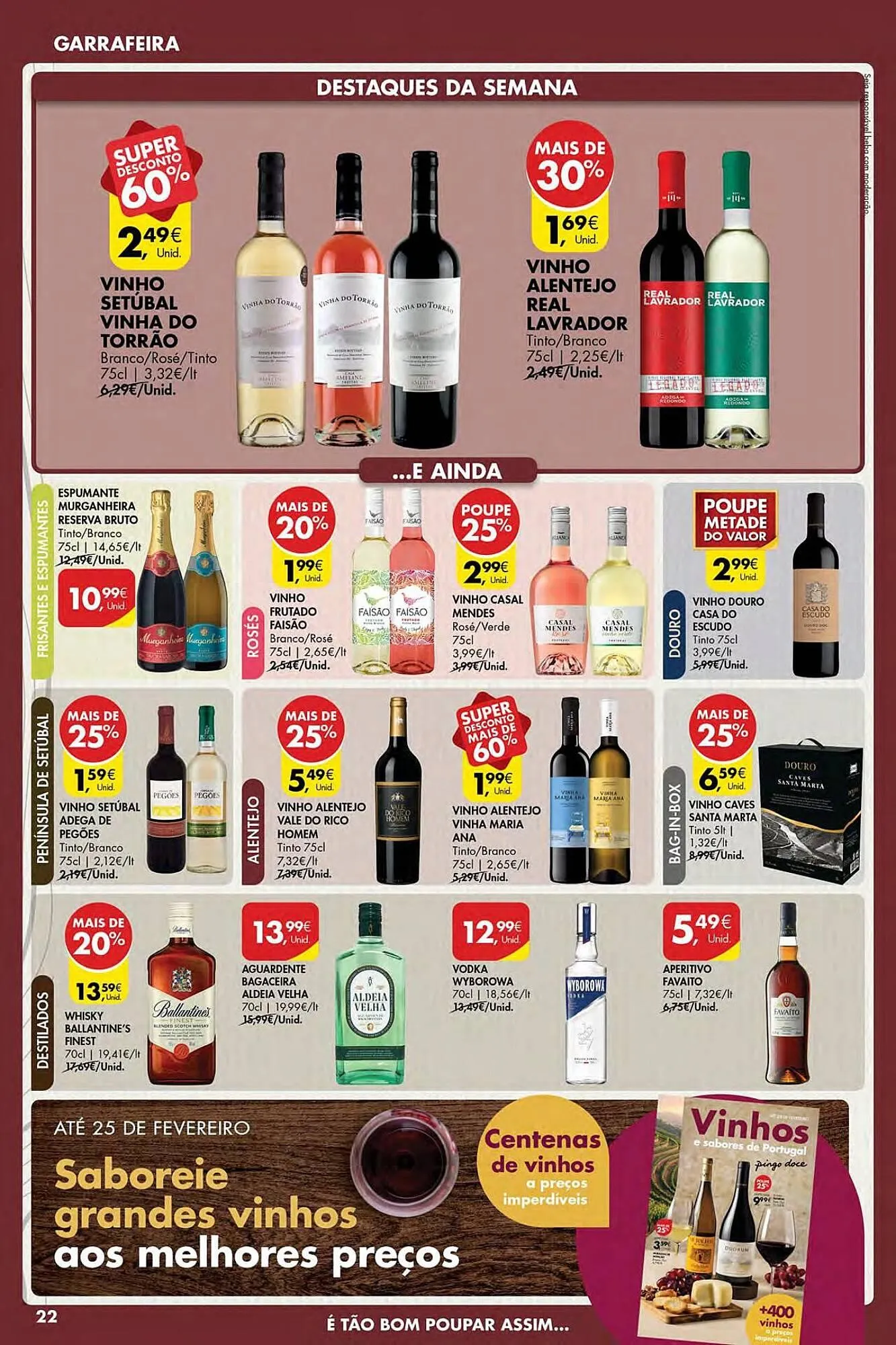 Folheto Folheto Pingo Doce de 5 de fevereiro até 11 de fevereiro 2026 - Pagina 22