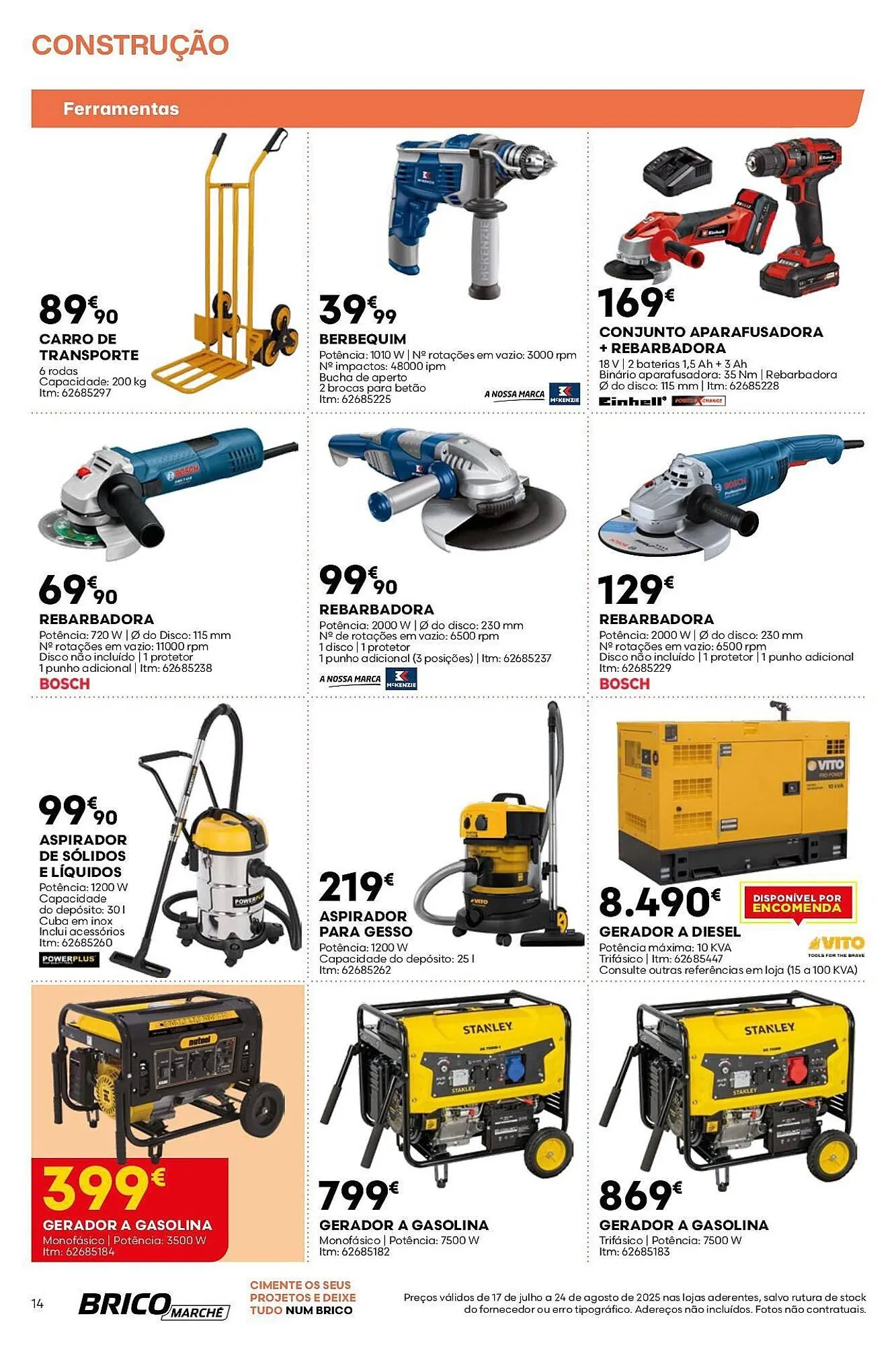 Folheto Folheto Bricomarché de 16 de julho até 24 de agosto 2025 - Pagina 14