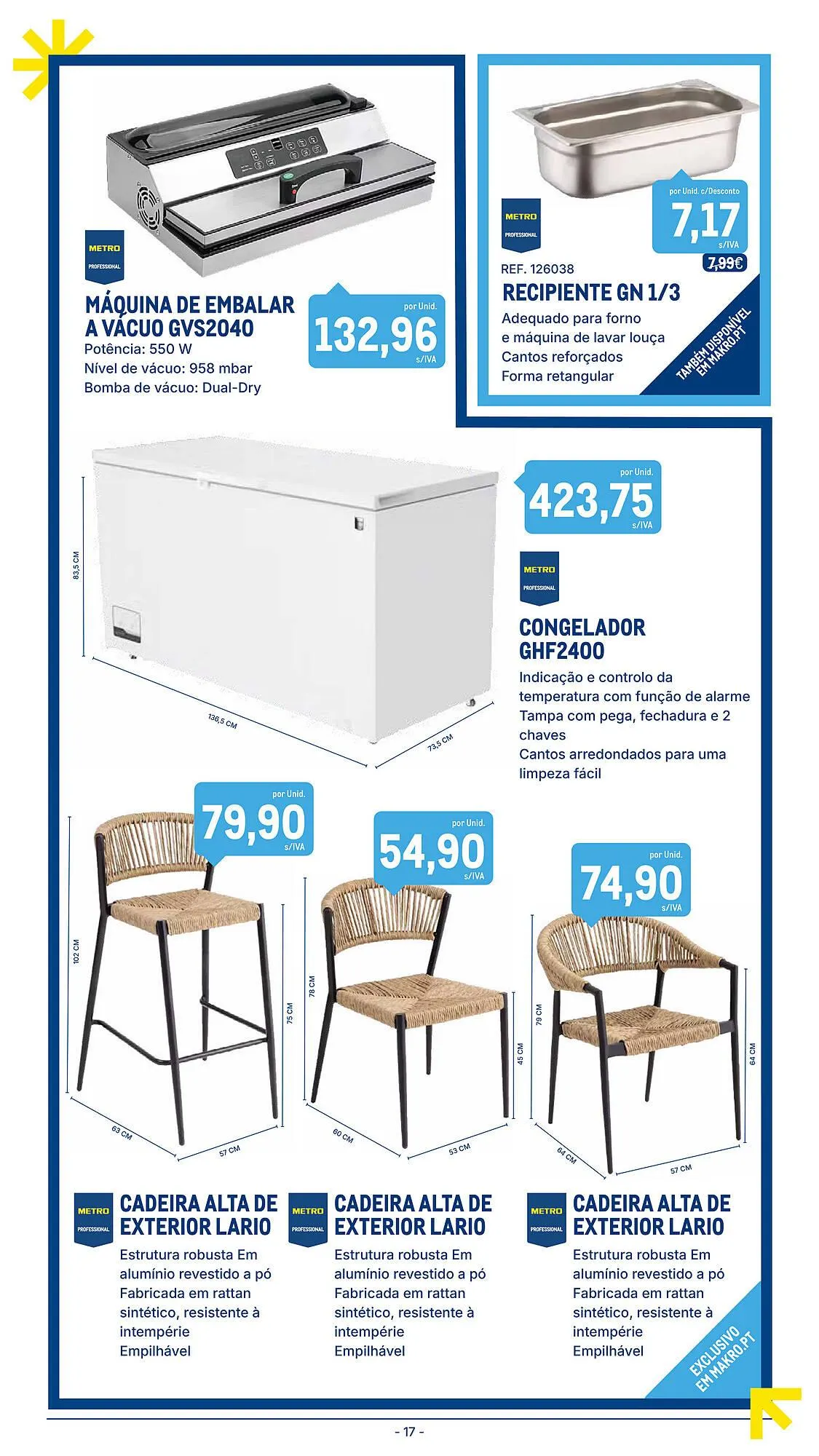 Folheto Folheto Makro de 25 de março até 31 de março 2025 - Pagina 17