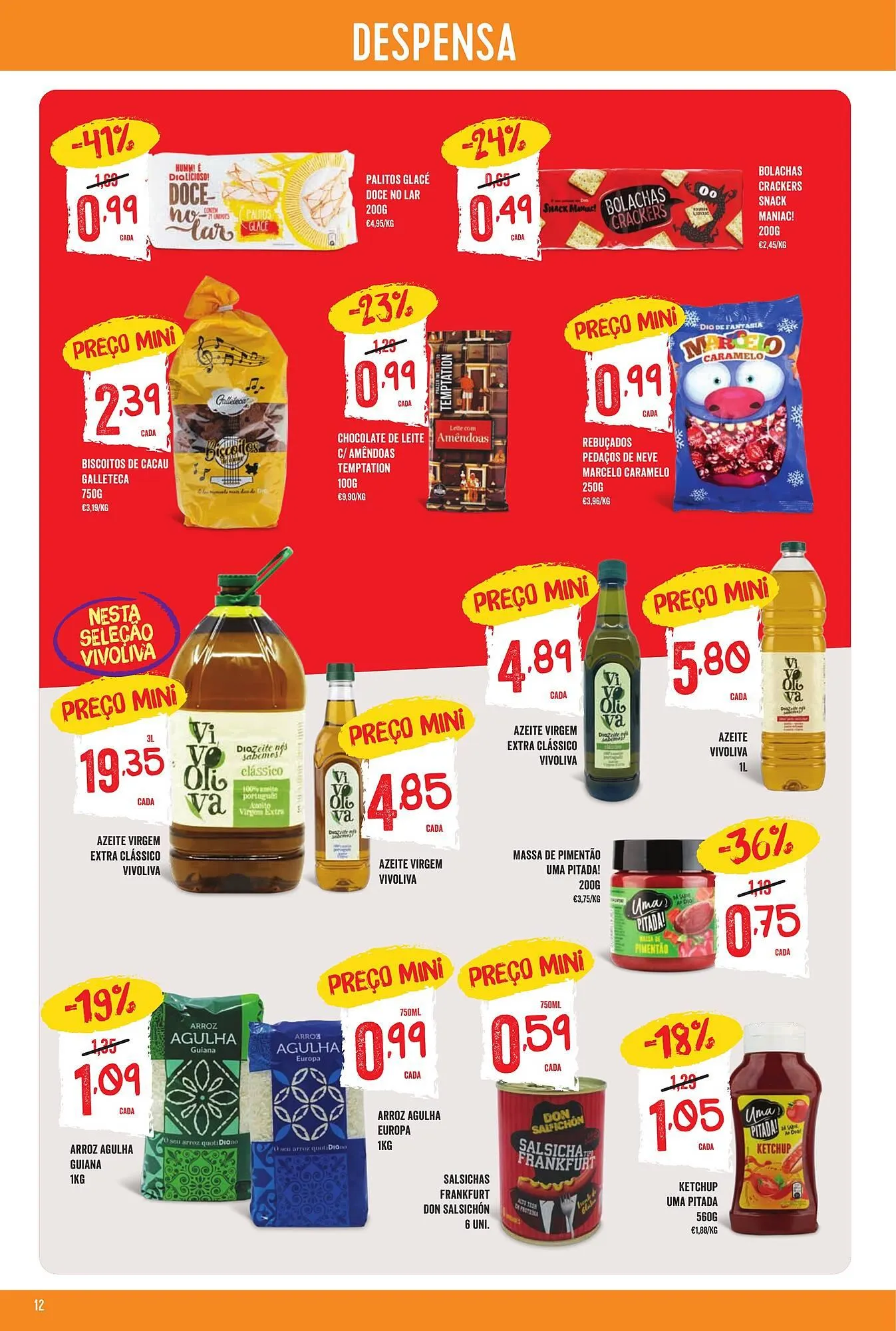 Folheto Folheto Minipreço de 20 de março até 26 de março 2025 - Pagina 12