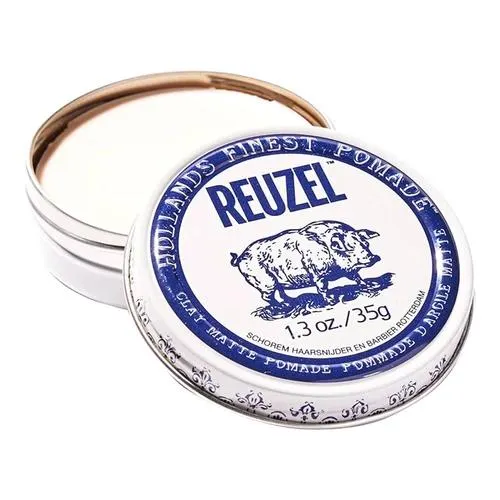 Reuzel Clay Matte Pomada De Argila De Fixação Flexível