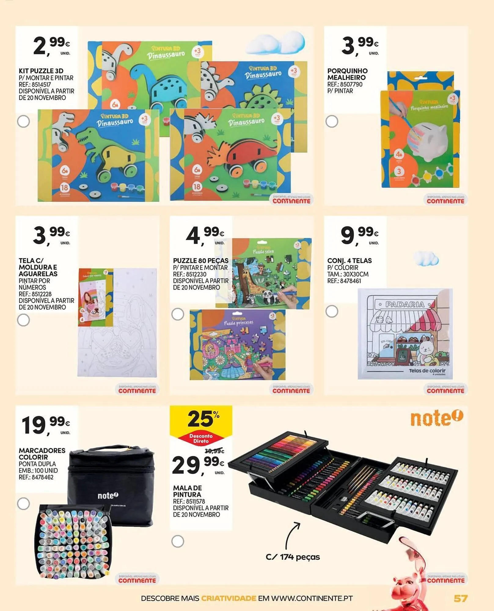 Folheto Folheto Continente de 13 de novembro até 7 de dezembro 2025 - Pagina 57