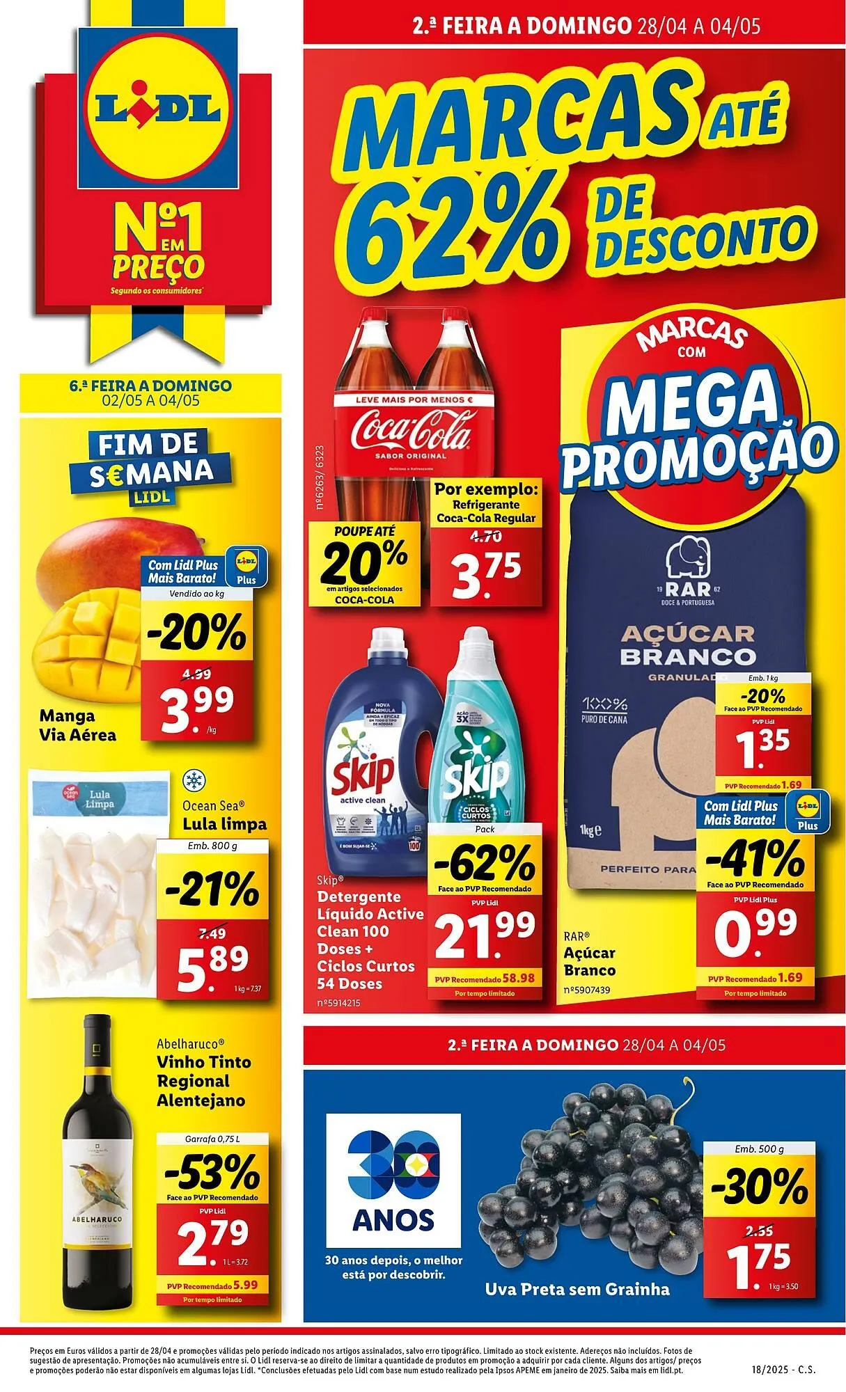 Folheto Folheto Lidl de 28 de abril até 4 de maio 2025 - Pagina 1