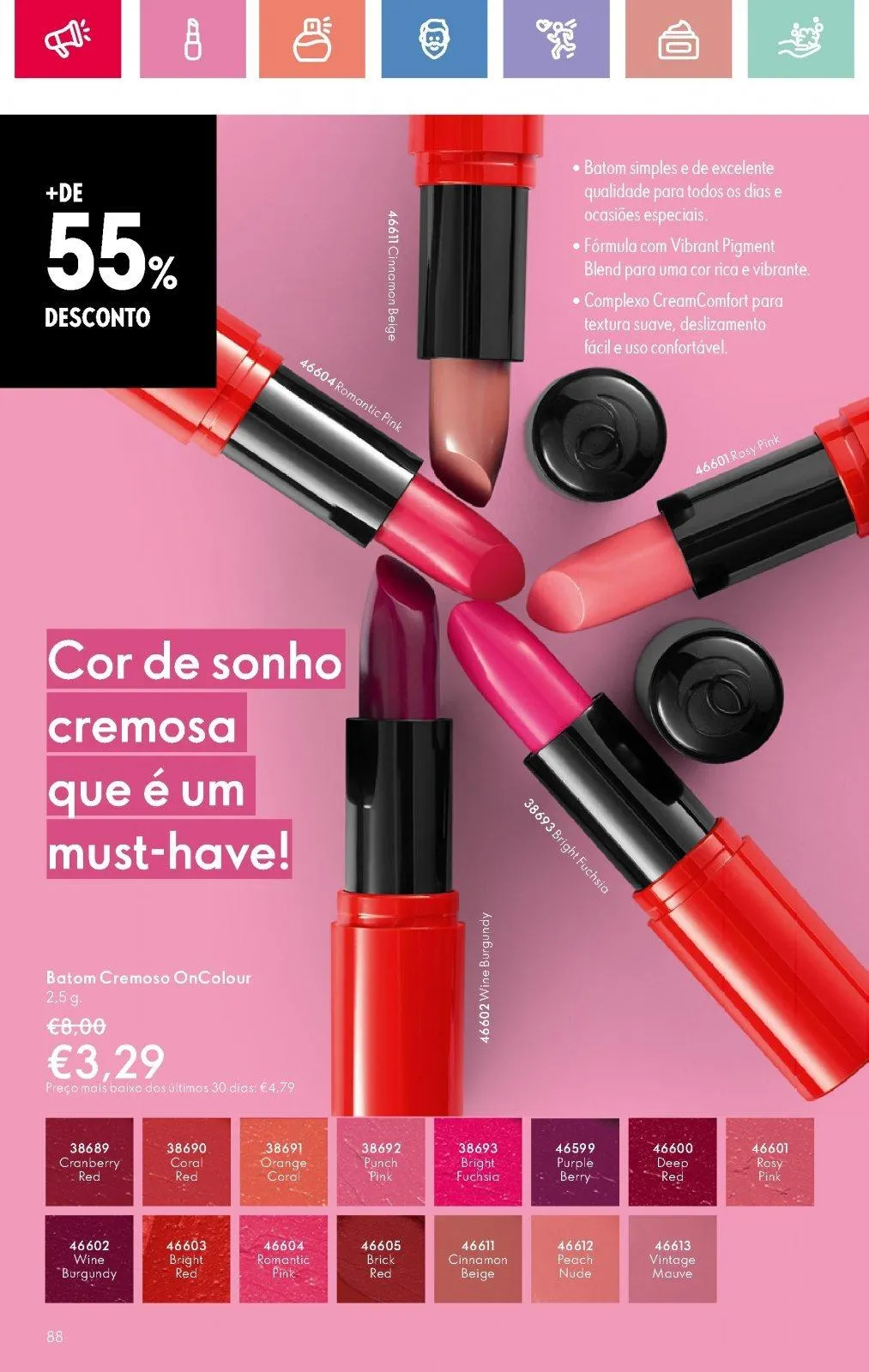 Folheto Folheto de Oriflame até 05.07.2025 de 18 de junho até 5 de julho 2025 - Pagina 88