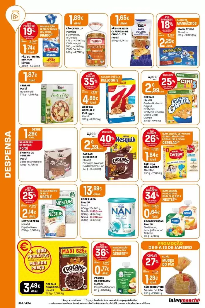 Folheto PREÇOS DAQUI de 9 de janeiro até 15 de janeiro 2025 - Pagina 14