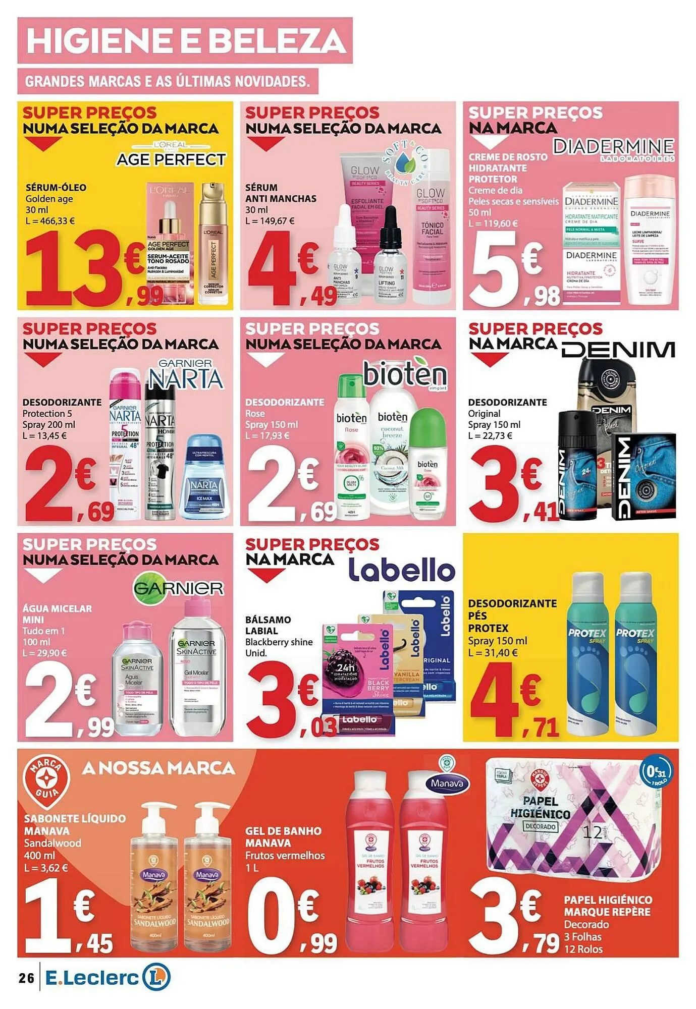 Folheto Folheto E.Leclerc de 19 de março até 25 de março 2026 - Pagina 26