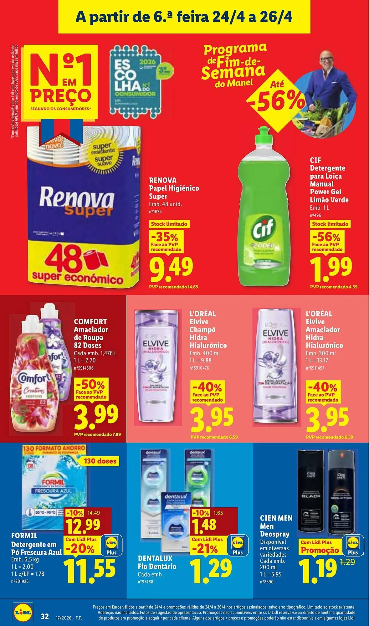 Folheto Folheto Lidl de 20 de abril até 26 de abril 2026 - Pagina 32