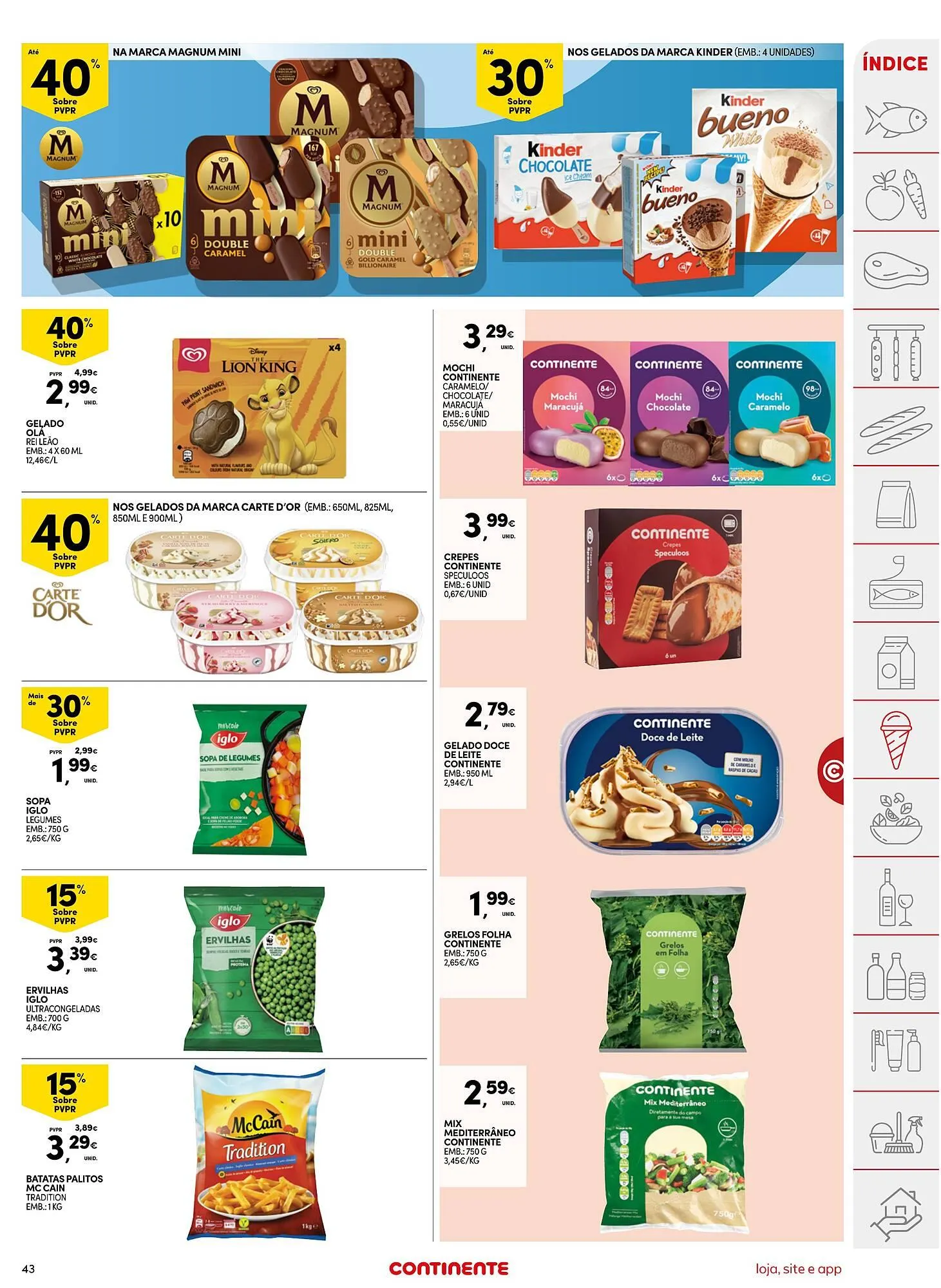 Folheto Folheto Continente de 25 de março até 31 de março 2025 - Pagina 43