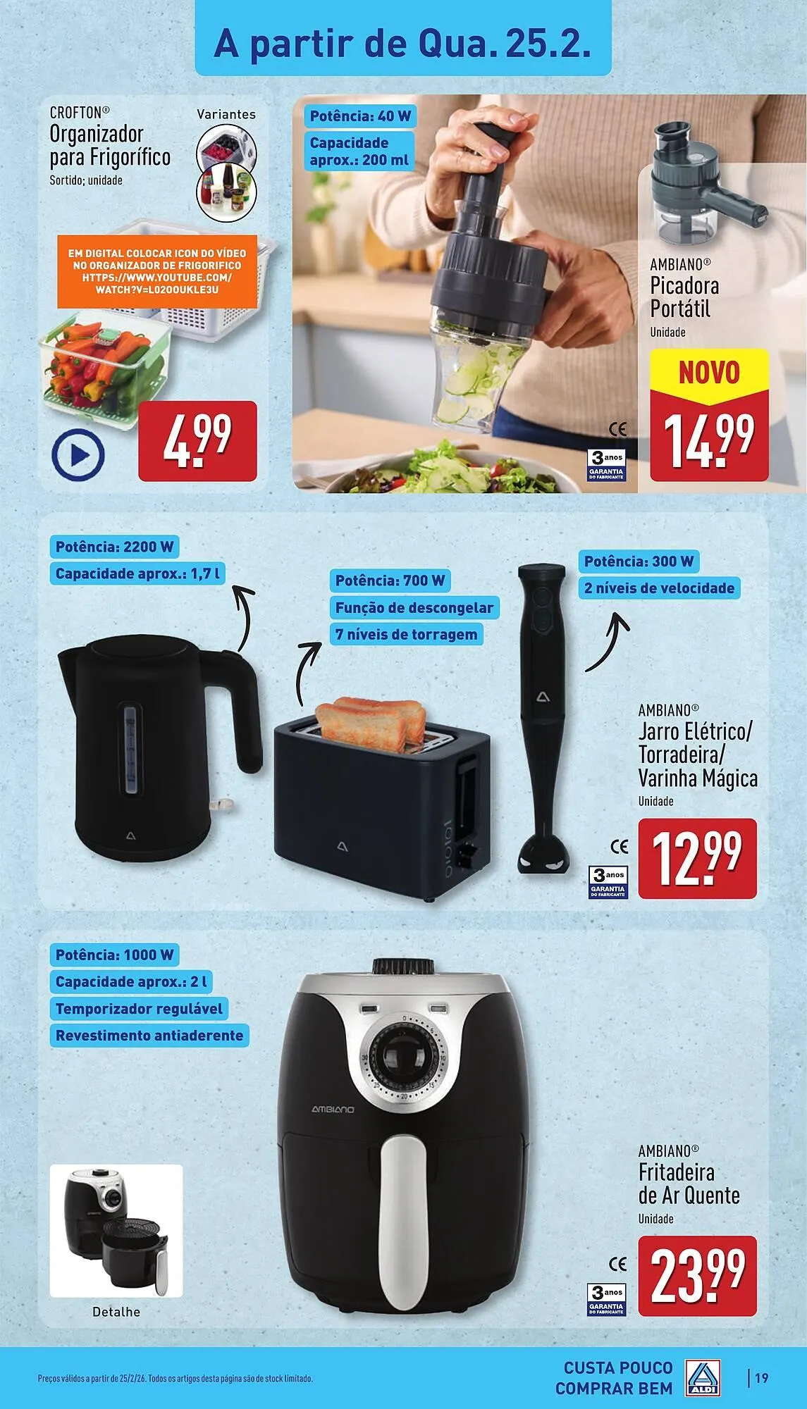 Folheto Folheto ALDI de 23 de fevereiro até 1 de março 2026 - Pagina 19