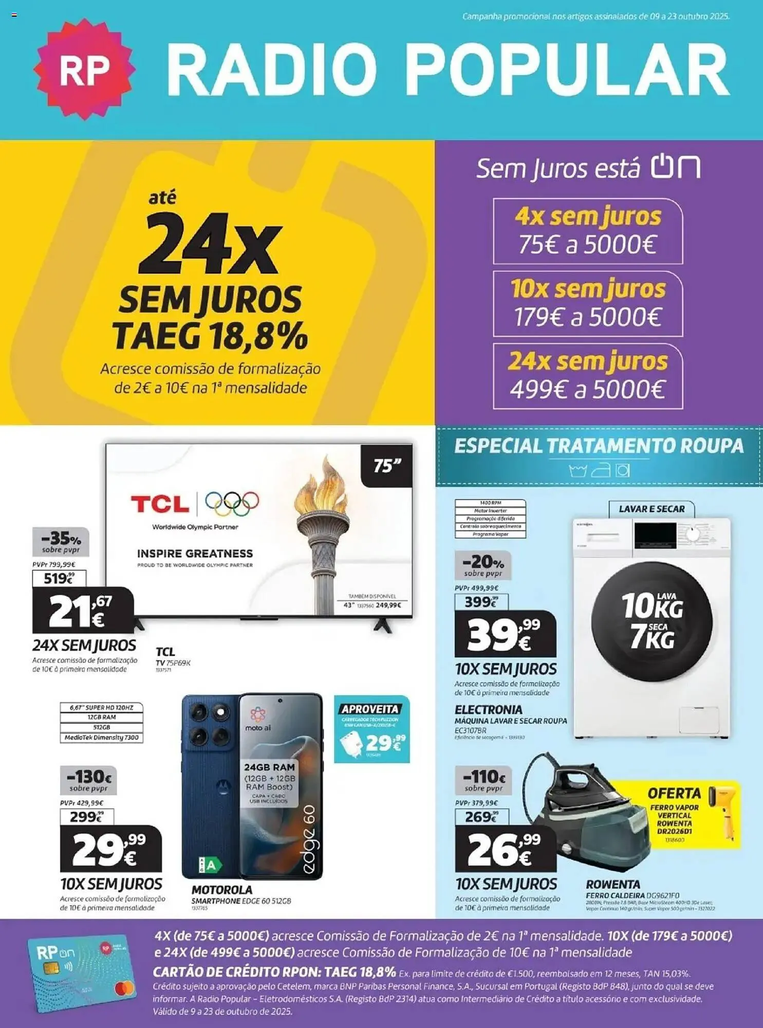 Folheto Folheto Radio Popular de 9 de outubro até 24 de outubro 2025 - Pagina 1