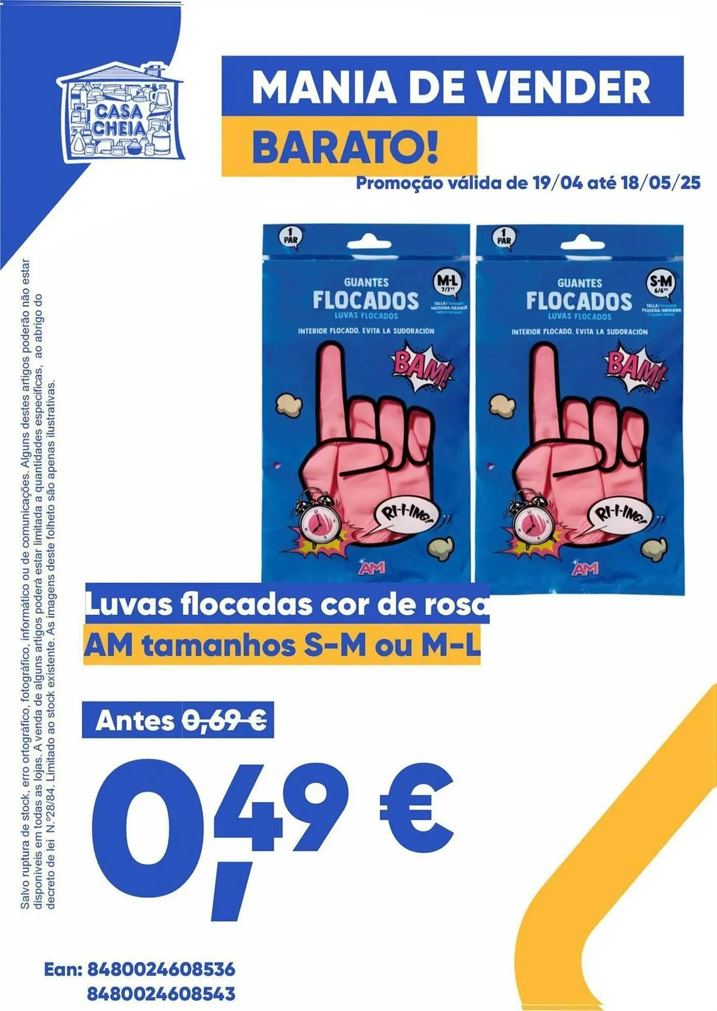 Folheto Folheto Casa Cheia de 7 de maio até 18 de maio 2025 - Pagina 1