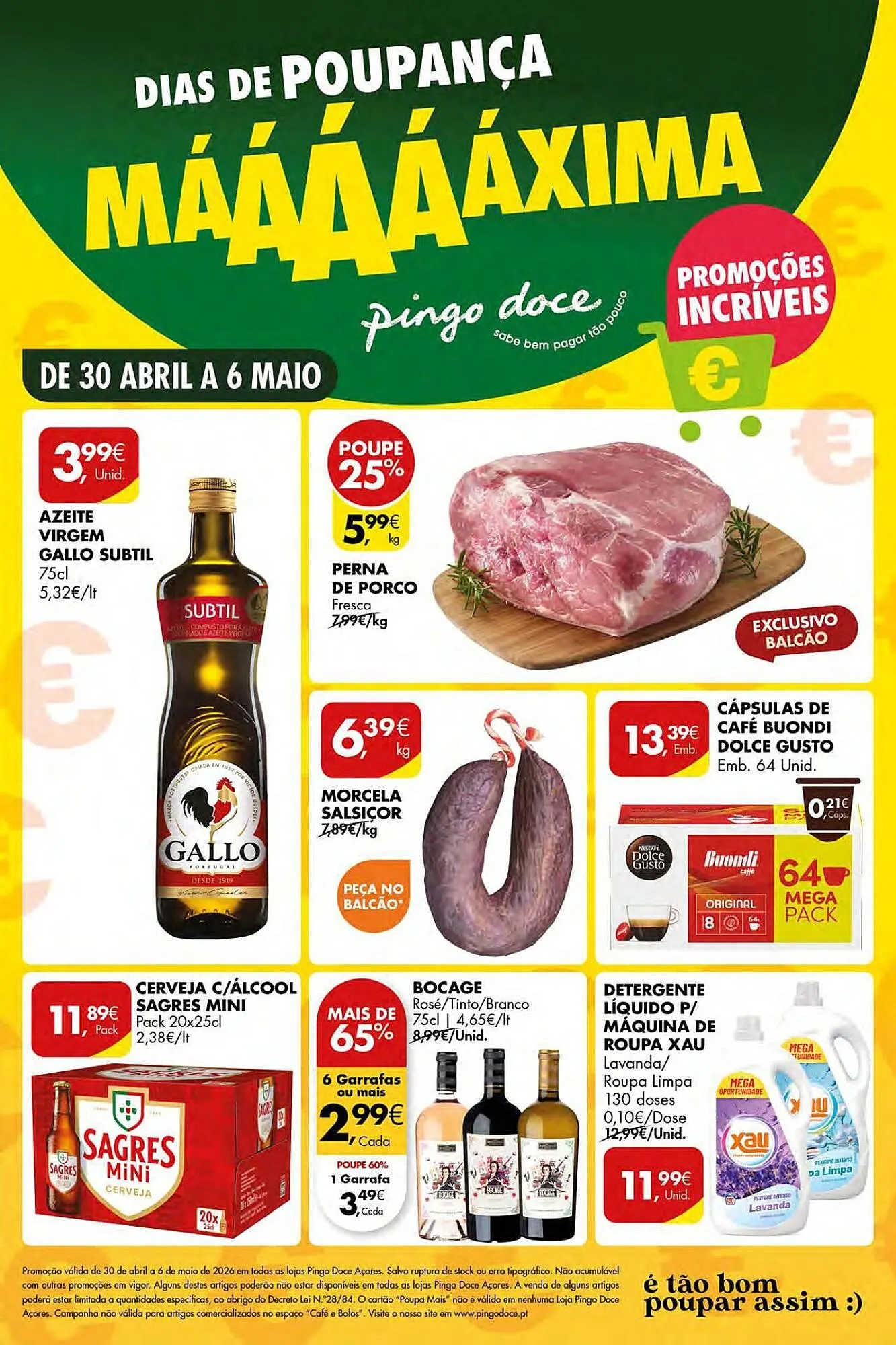 Folheto Folheto Pingo Doce de 30 de abril até 6 de maio 2026 - Pagina 1