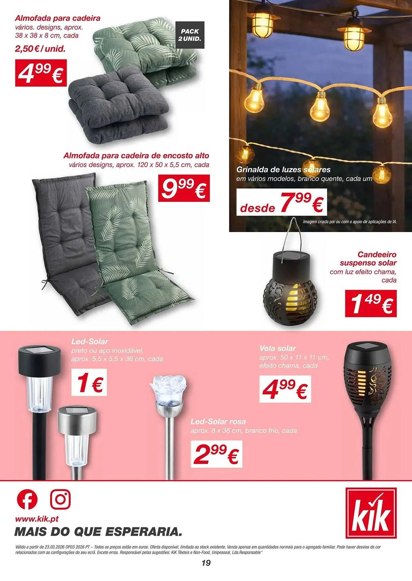 Folheto Folheto kik de 23 de março até 29 de março 2026 - Pagina 19