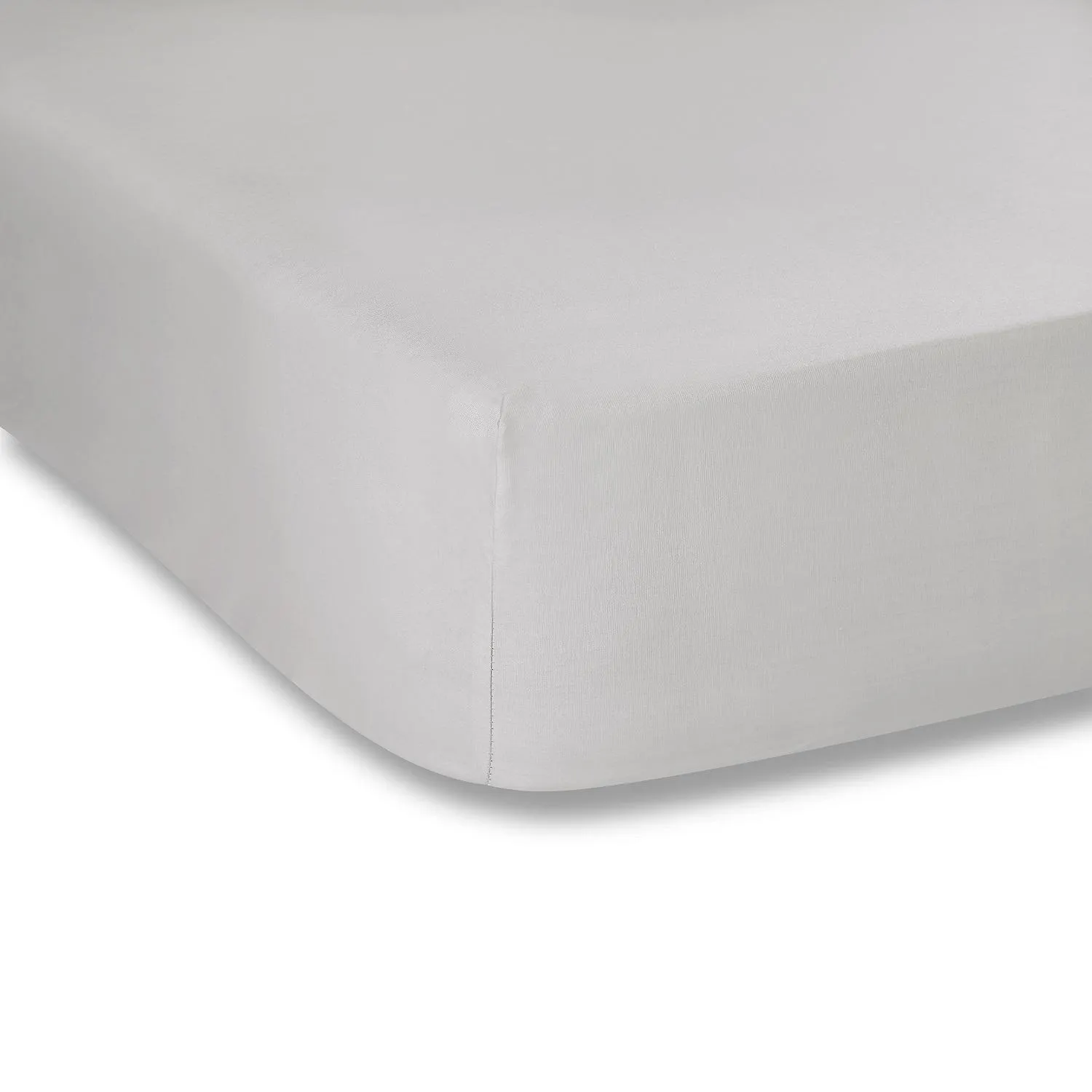 Lençol de Baixo Cinza Percale Macio