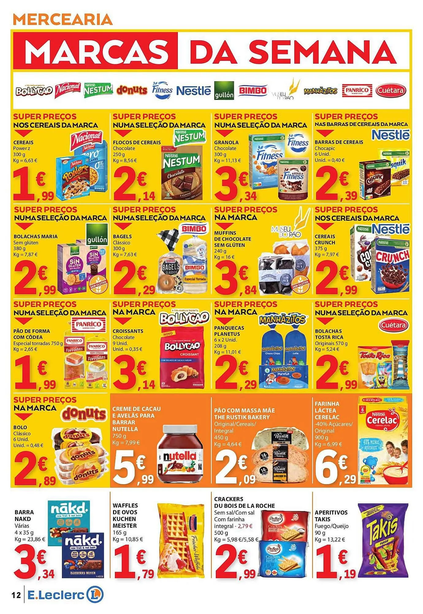 Folheto Folheto E.Leclerc de 29 de fevereiro até 6 de março 2024 - Pagina 12