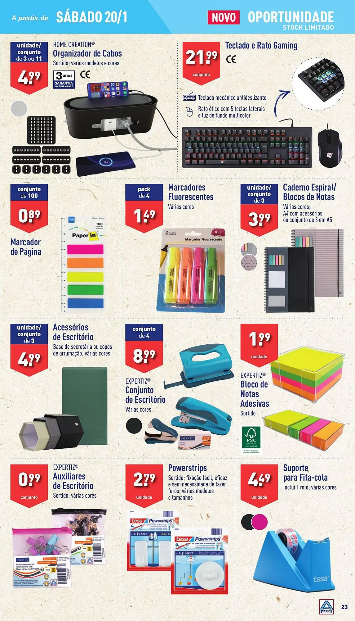 Folheto Folheto ALDI de 17 de janeiro até 23 de janeiro 2024 - Pagina 23