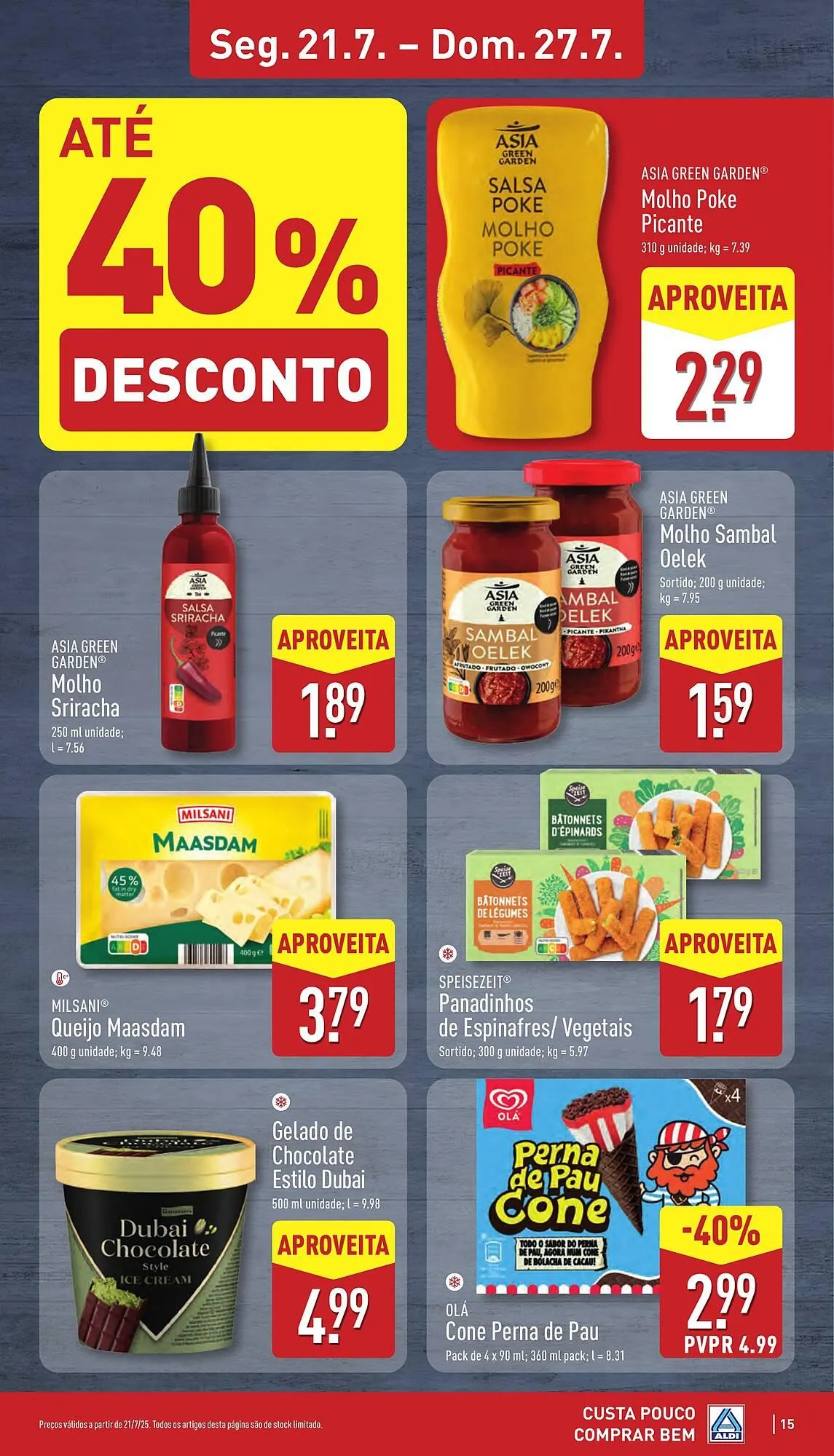 Folheto Folheto ALDI de 21 de julho até 27 de julho 2025 - Pagina 15