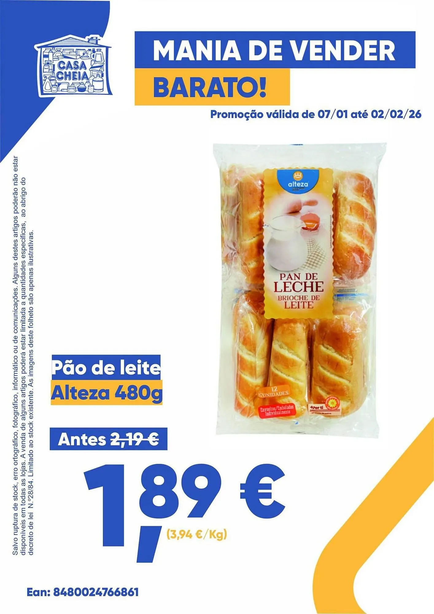 Folheto Folheto Casa Cheia de 7 de janeiro até 2 de fevereiro 2026 - Pagina 2