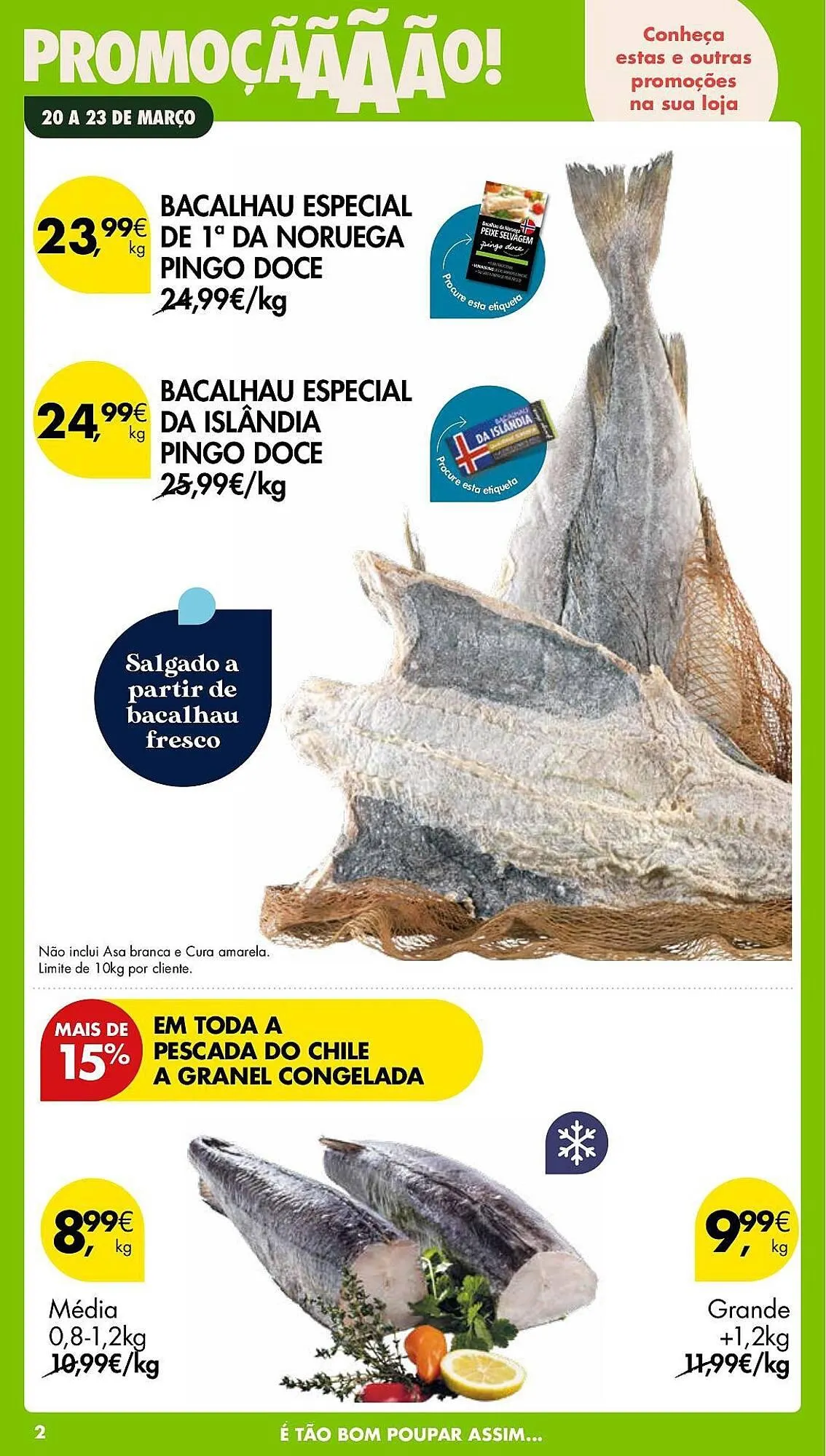 Folheto Folheto Pingo Doce de 20 de março até 23 de março 2026 - Pagina 2