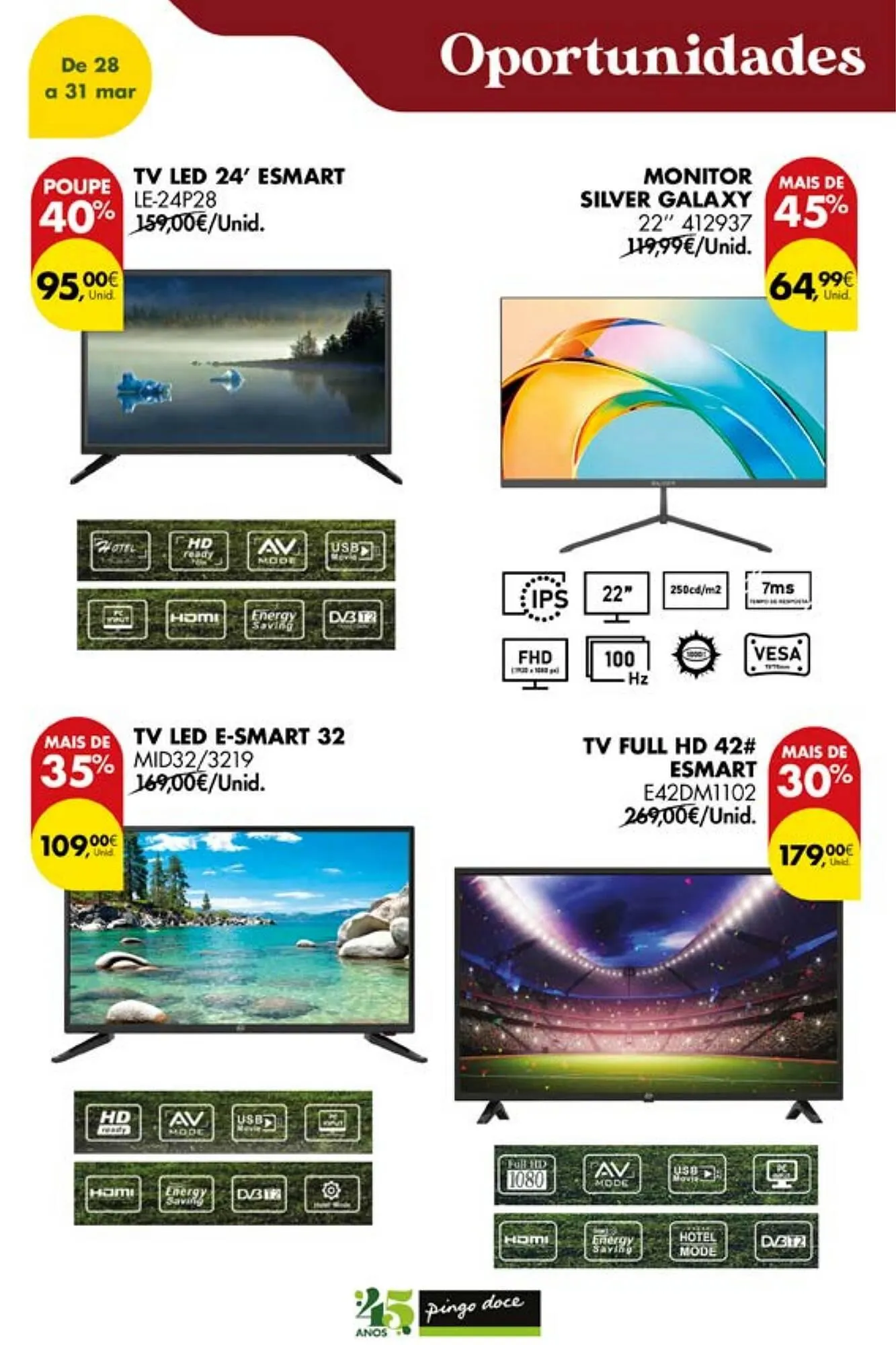 Folheto Folheto Pingo Doce de 28 de março até 31 de março 2025 - Pagina 19