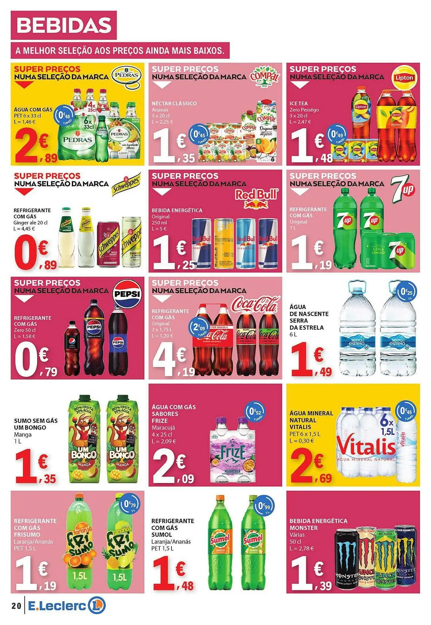 Folheto Folheto E.Leclerc de 5 de junho até 11 de junho 2025 - Pagina 20
