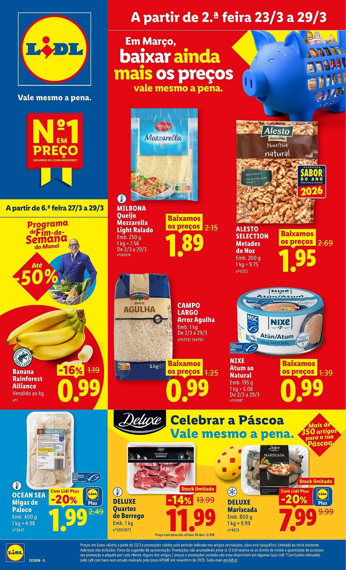 Folheto Folheto Lidl de 23 de março até 29 de março 2026 - Pagina 1