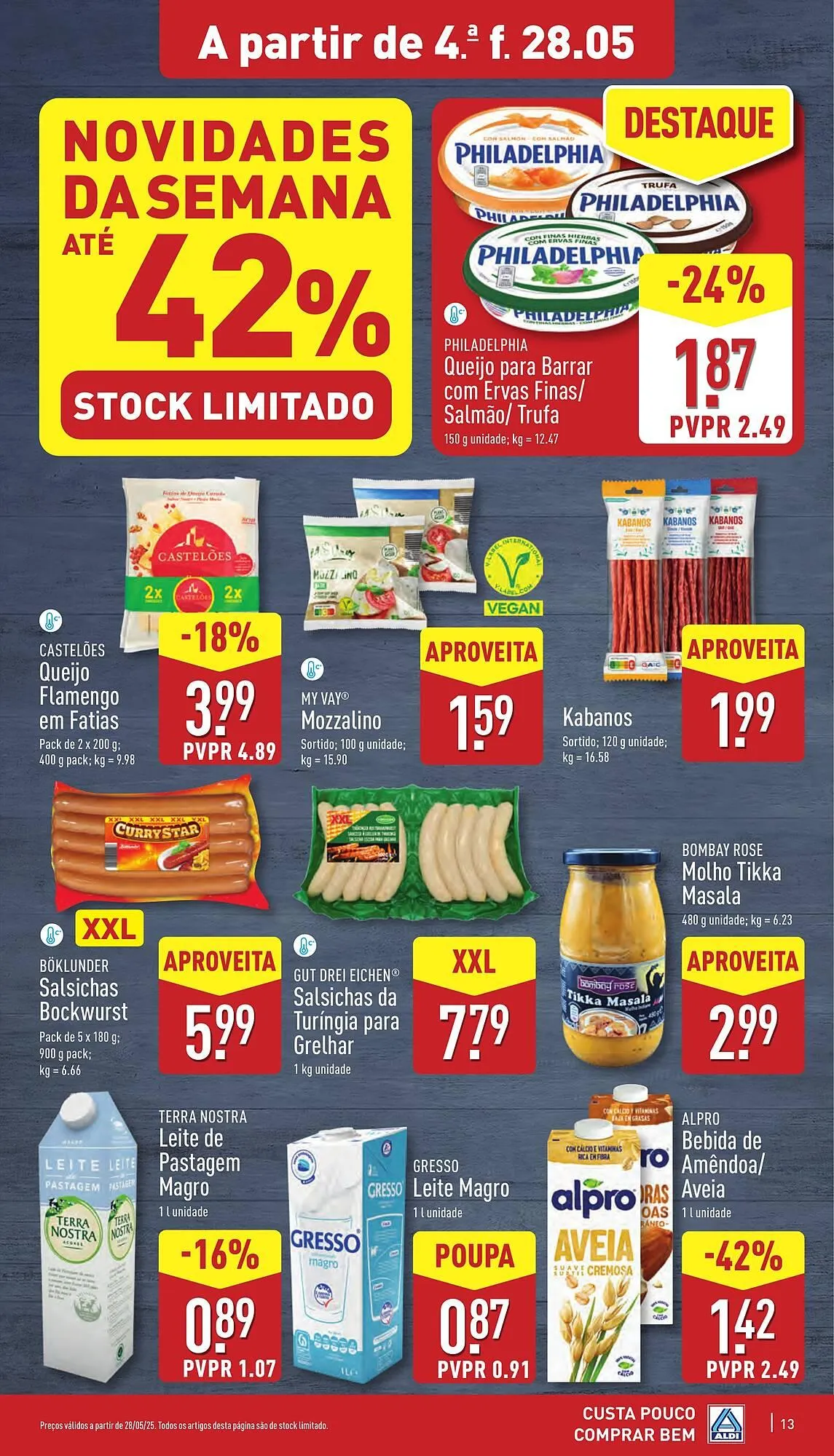 Folheto Folheto ALDI de 28 de maio até 1 de junho 2025 - Pagina 13