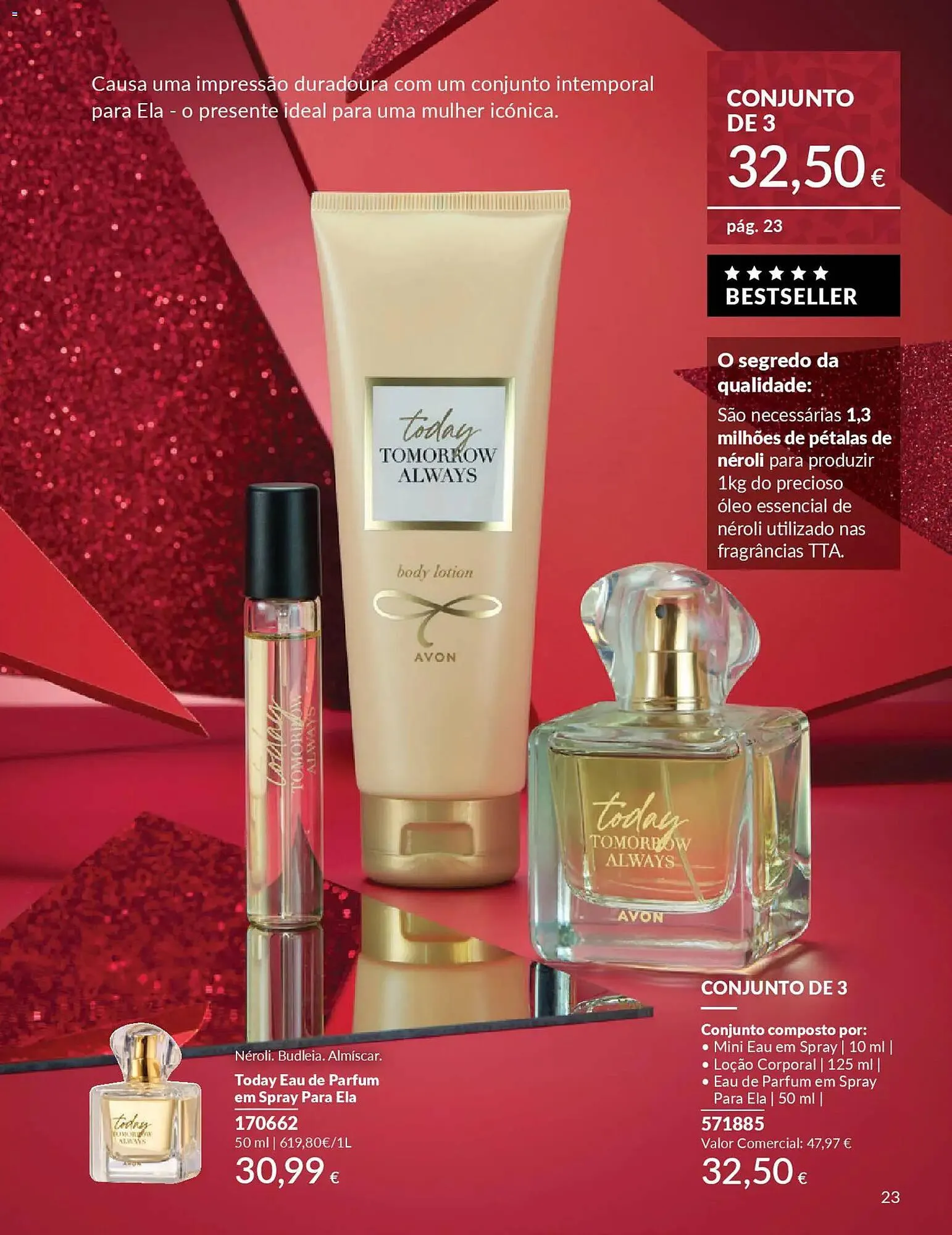 Folheto Catálogo Avon de 1 de dezembro até 1 de janeiro 2026 - Pagina 23