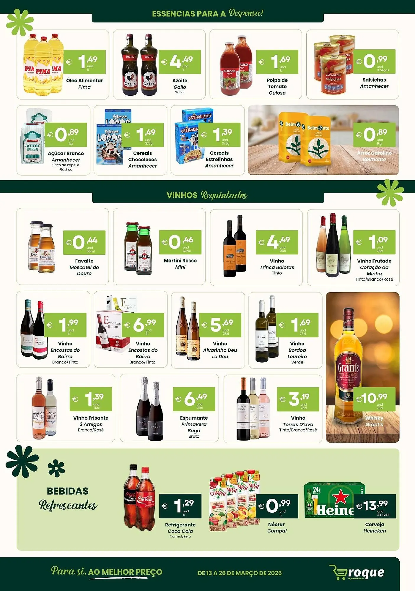 Folheto Folheto Roque Supermercados de 13 de março até 26 de março 2026 - Pagina 3