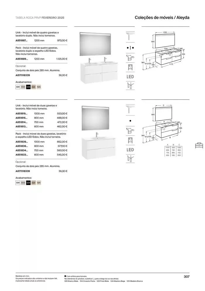 Folheto Soluções de Banho  de 6 de janeiro até 31 de dezembro 2025 - Pagina 309