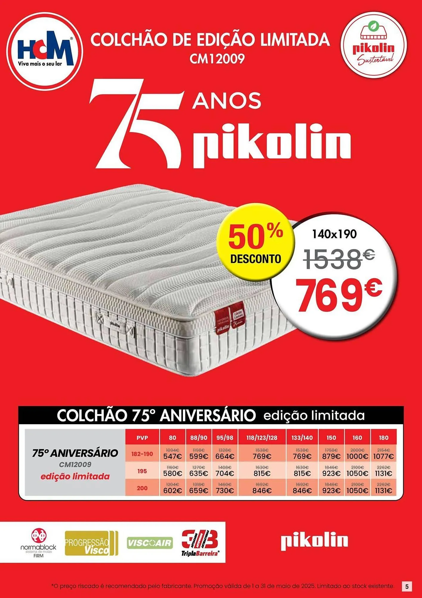 Folheto Folheto Hiper Centro do Móvel de 3 de maio até 31 de maio 2025 - Pagina 5