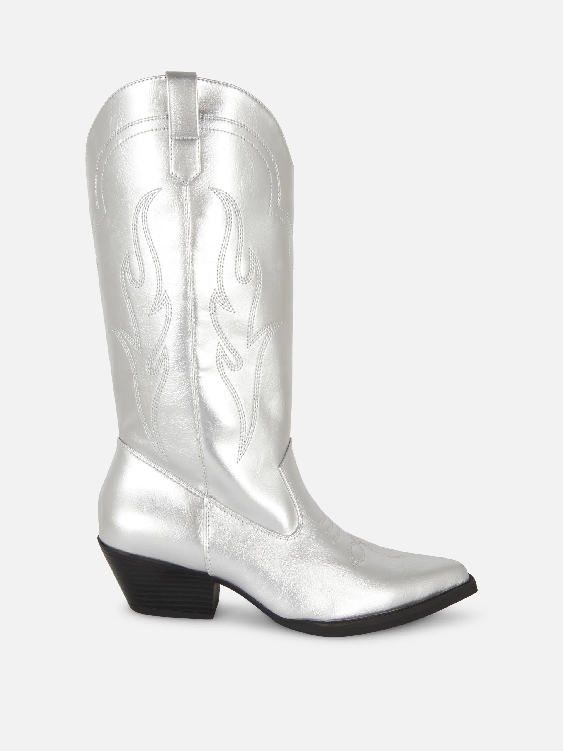 Botas cowboy imitação pele